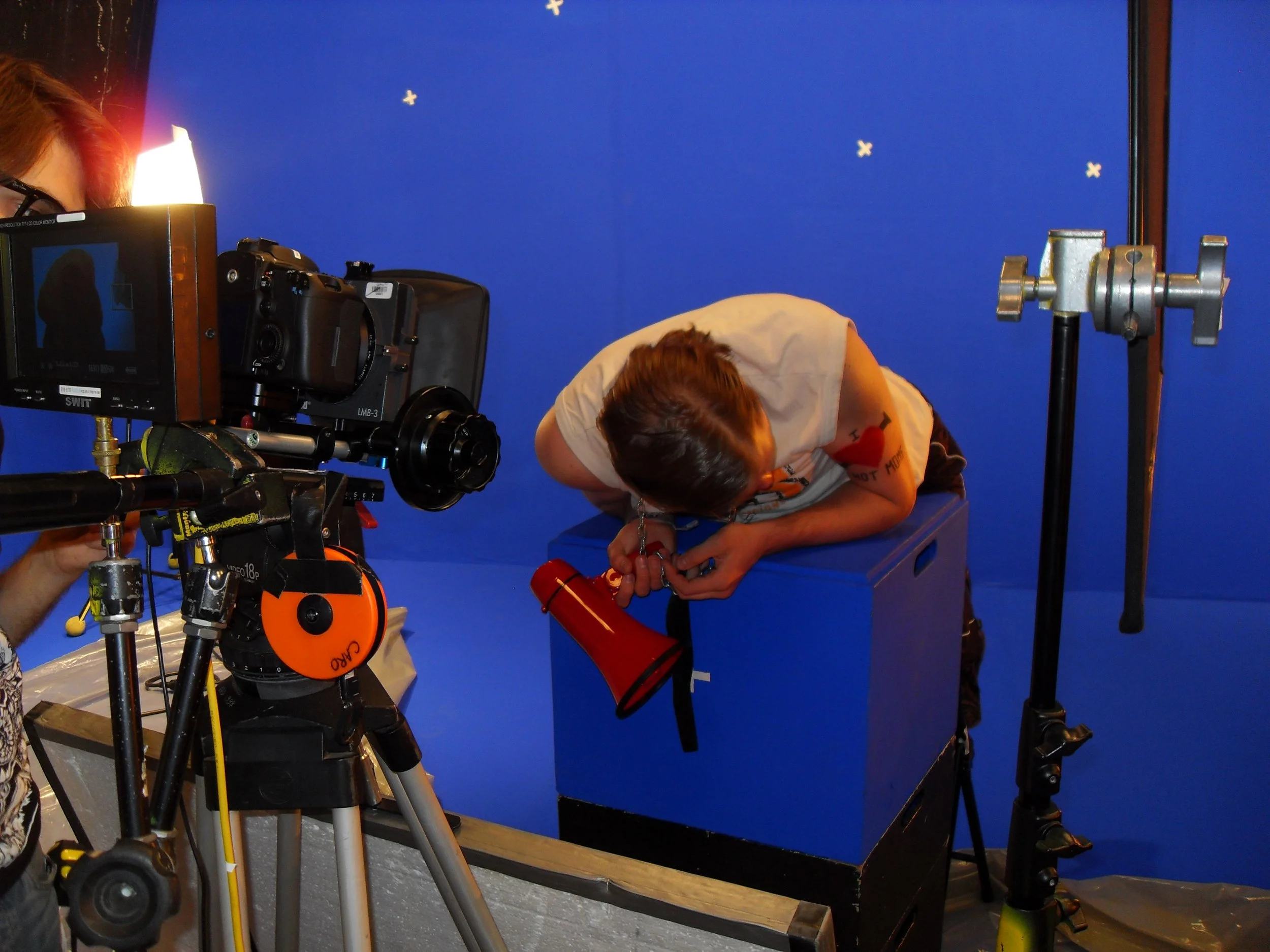 Mon shooting vidéo à l'IAD en 2010 pour un projet de fin d'année en section Multimédia.