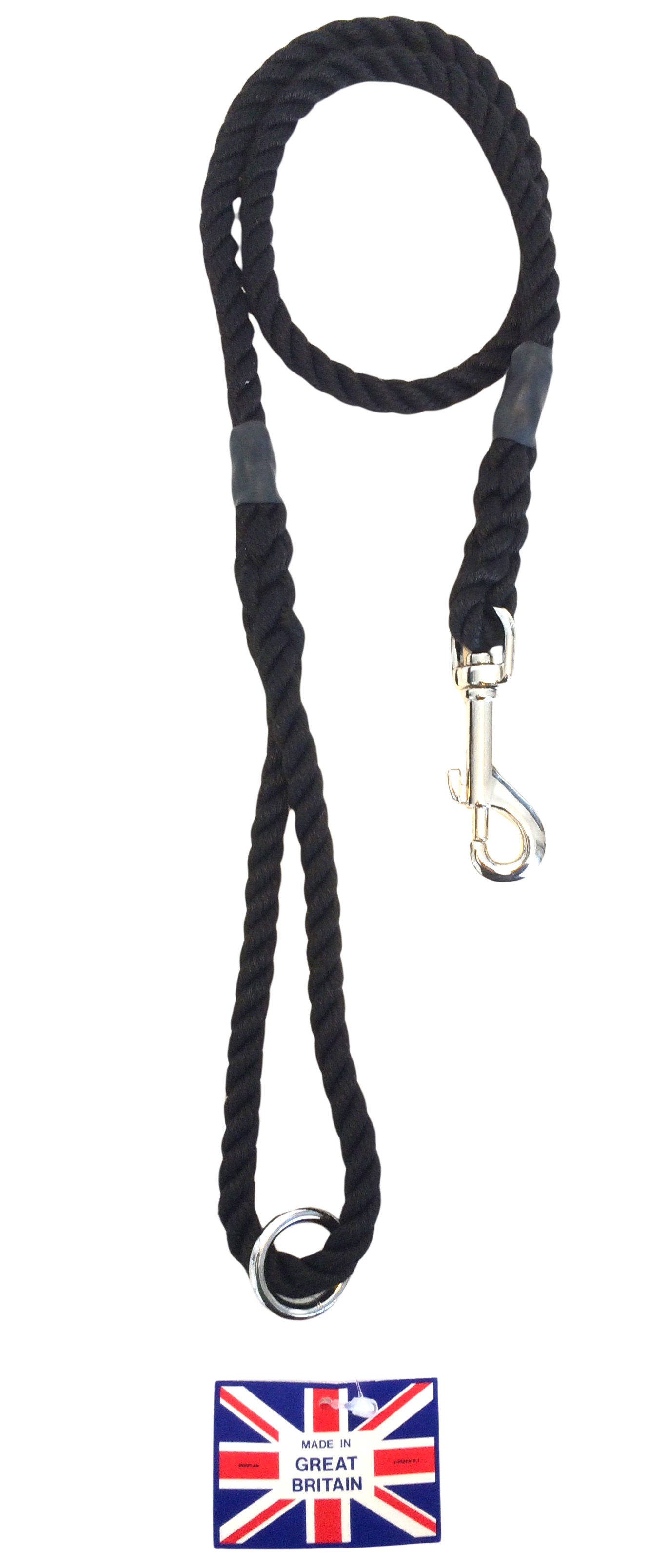 Short Eco-Friendly Black Rope Lead