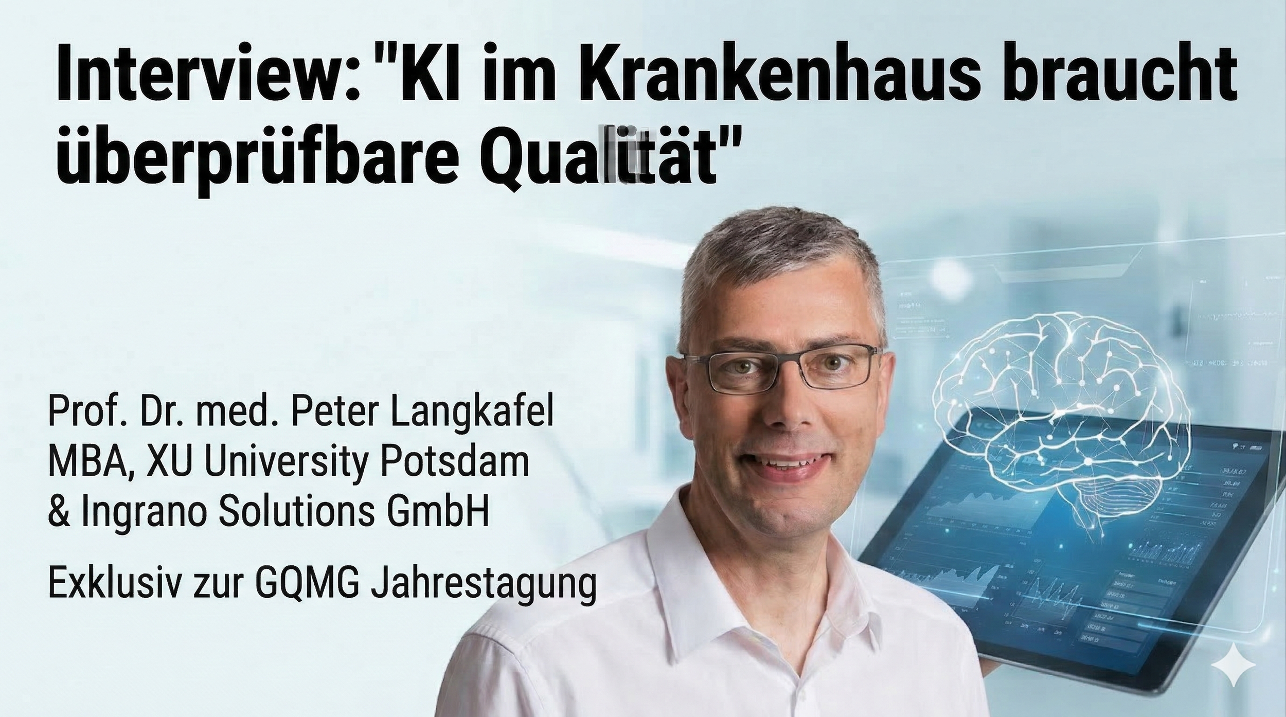 Interview: KI im Krankenhaus braucht überprüfbare Qualität