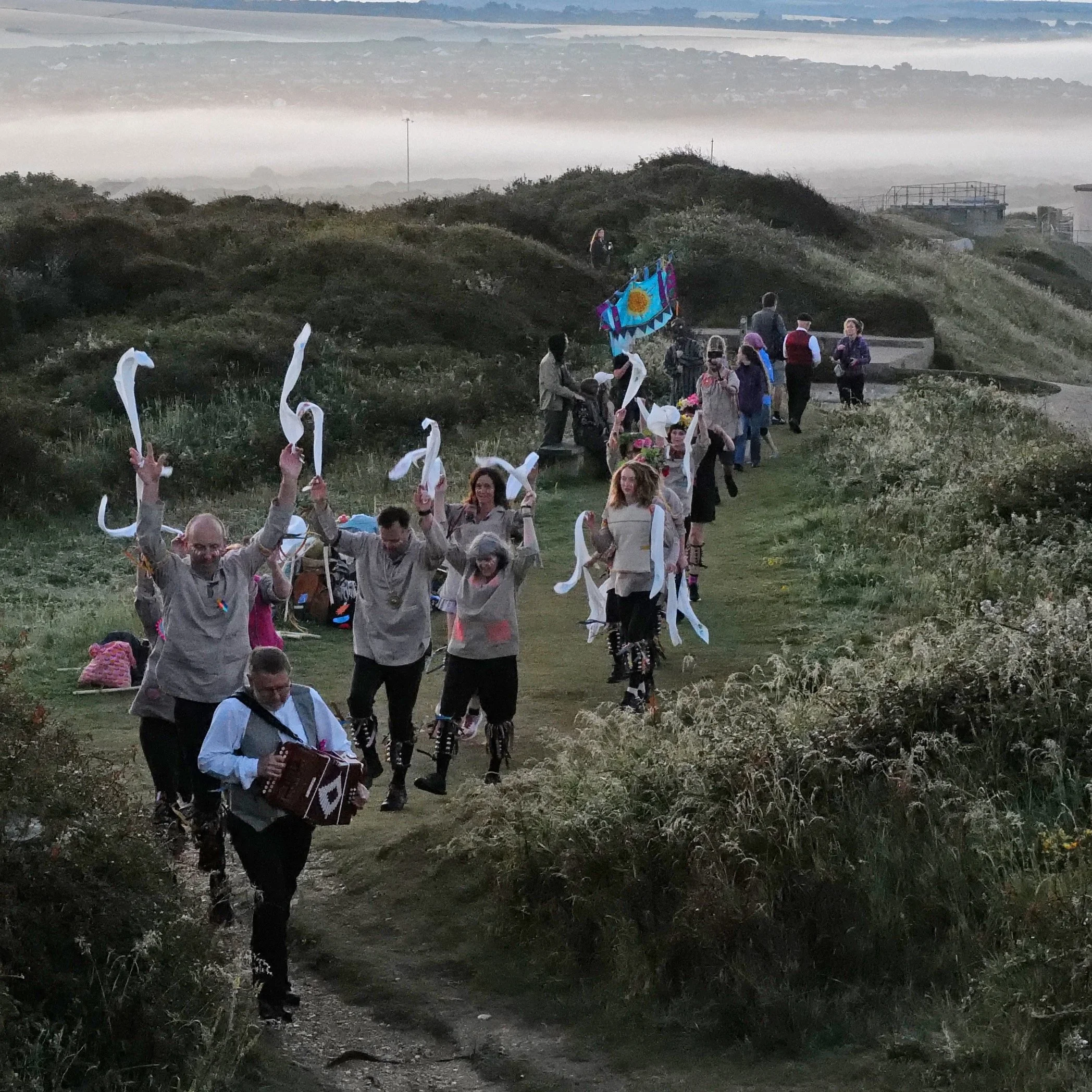 We have missed a few posts in the last few weeks.... though we shared some pics before we thought these were really good too. Here's us greeting dawn for Summer Solstice thanks to @martinsinnock for the photos