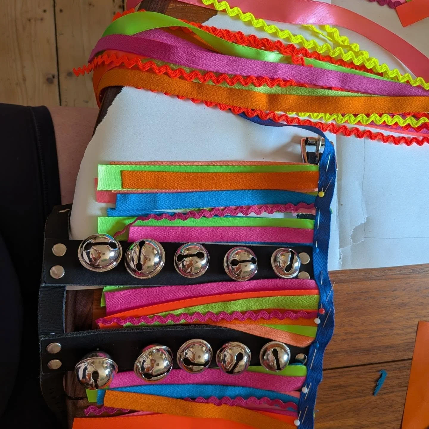 Hot muggy days are best spent indoors with rainbow ribbons