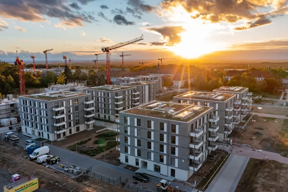 Neubauten im Ludwigshöhviertel