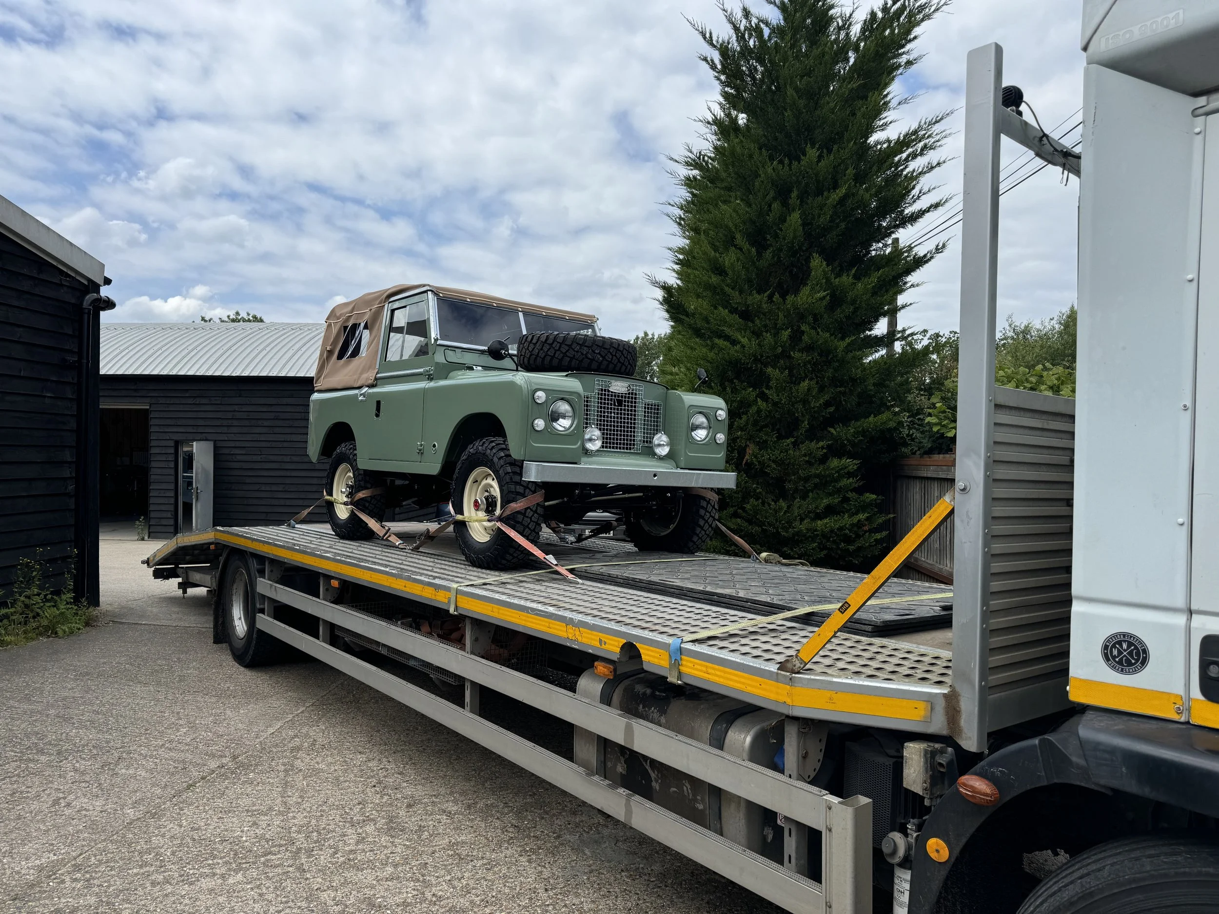 Delivery time, AQ off to its new home in Nevada!