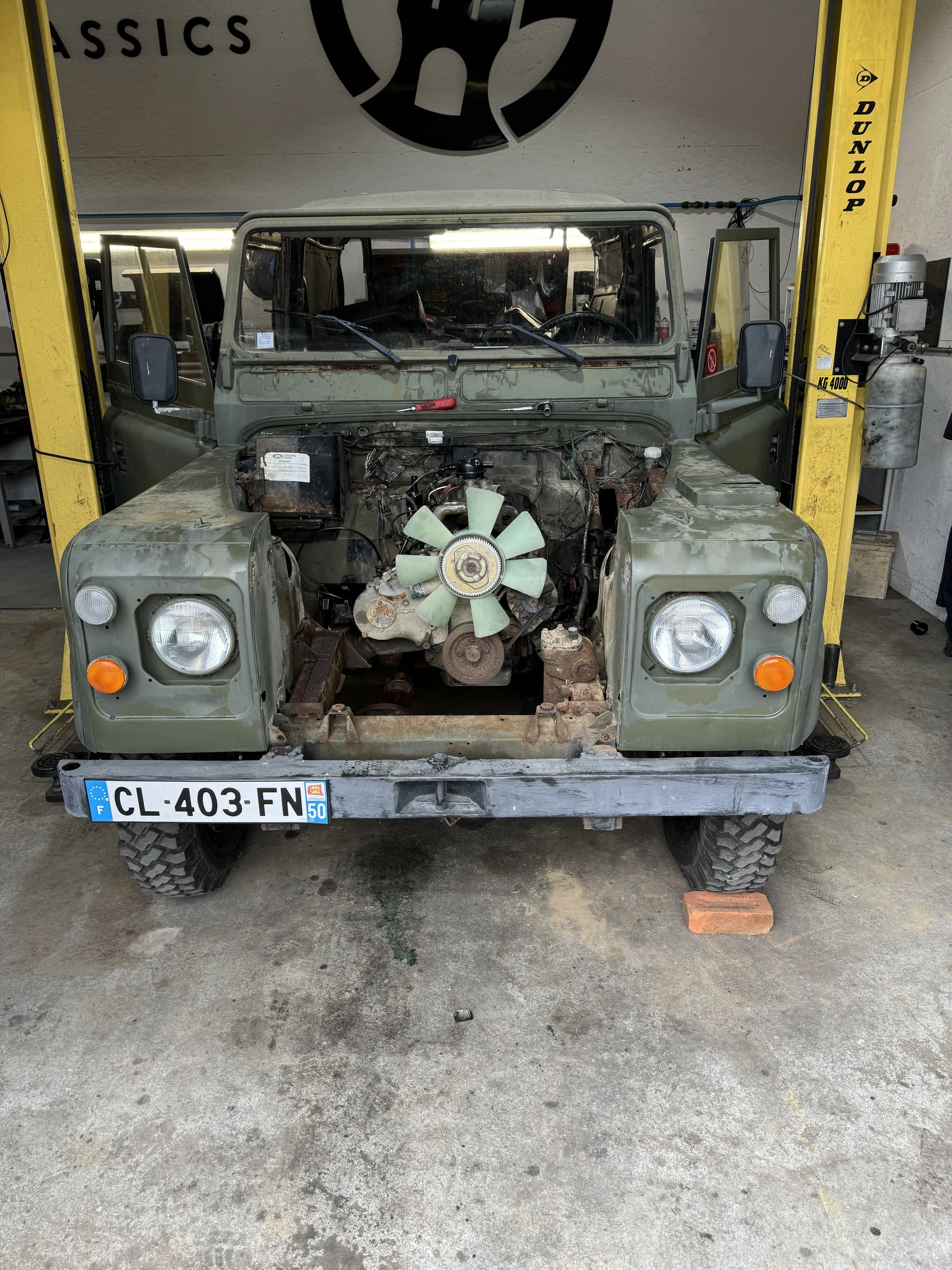 V8 engine upgrade for a Series owner