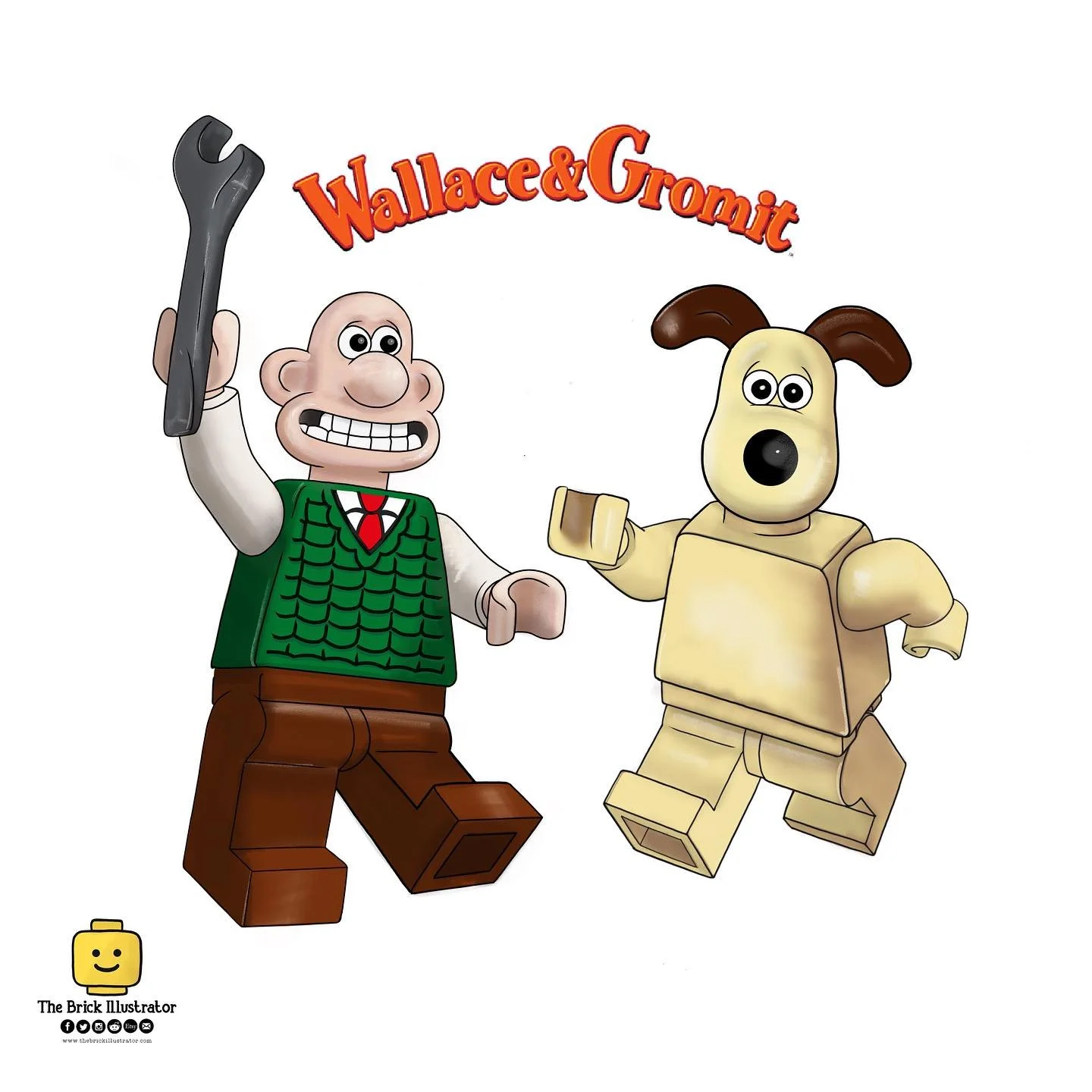 Cracking effort, lad! 🧀🎨 I&rsquo;ve been working on a Wallace and Gromit-inspired bit of LEGO minifigure art, and I reckon it&rsquo;s come out rather smashing! Combining my love for LEGO and creativity, this was such a fun project to tackle. What d