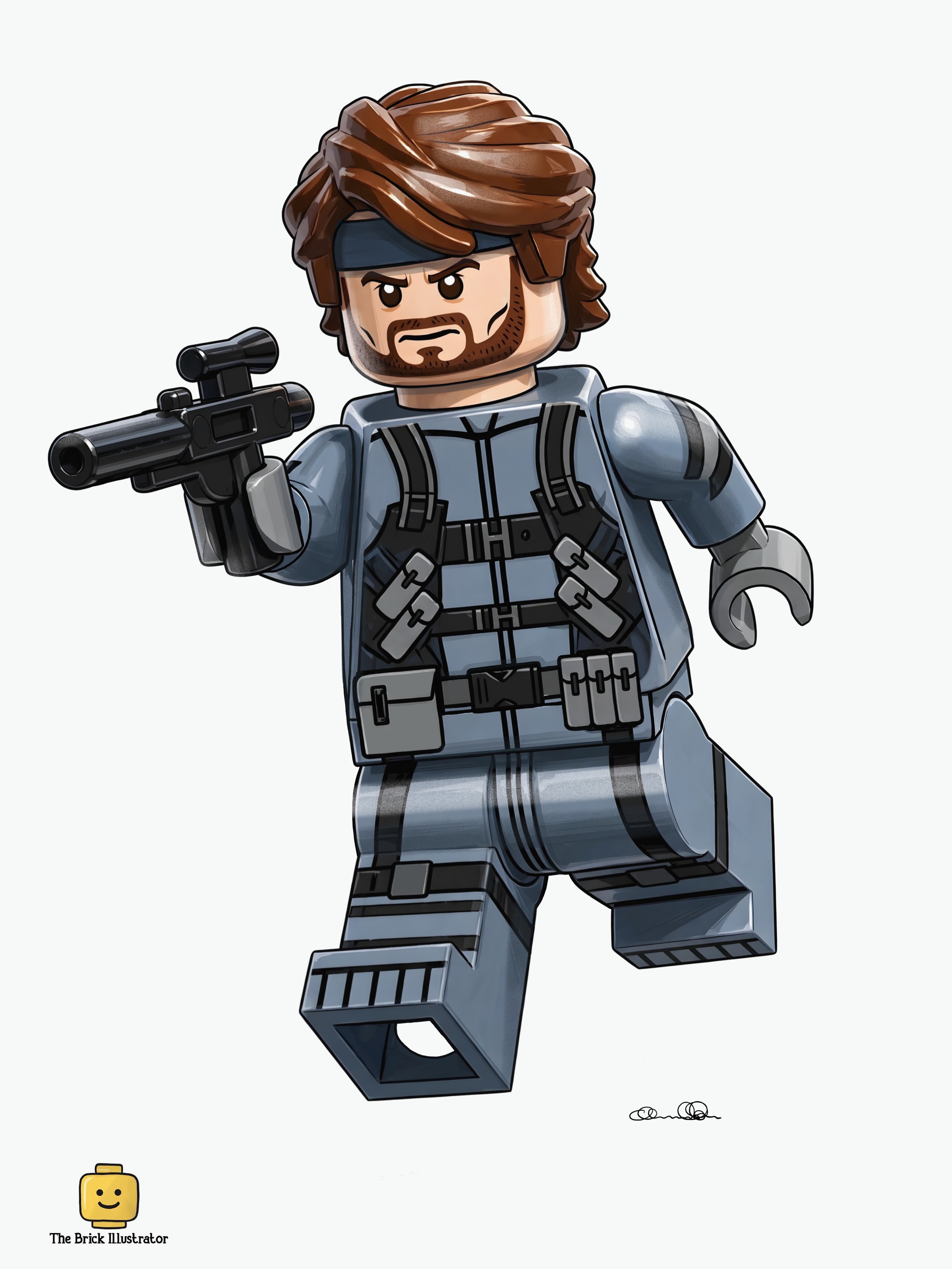 &ldquo;Kept you waiting, huh?&rdquo;

Mission complete.

My latest illustration is Solid Snake from Metal Gear Solid and without question my favourite PlayStation game of all time. This was one I&rsquo;d wanted to draw for a long time, and it was an 