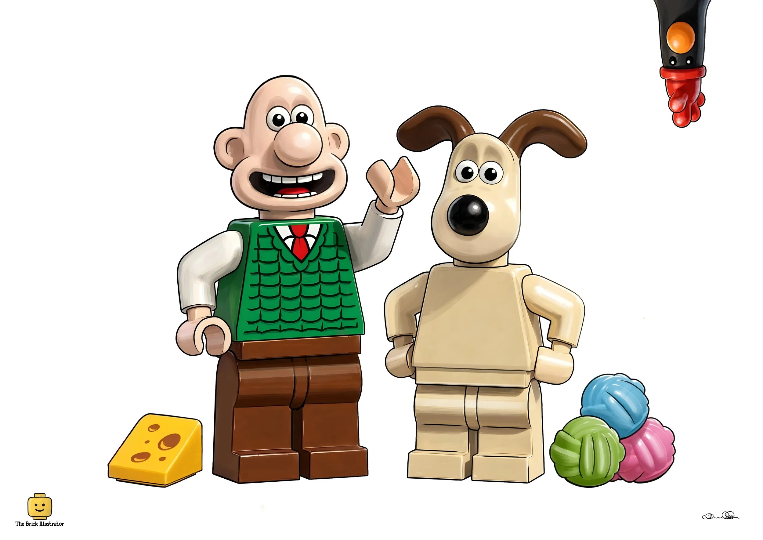 &ldquo;Eee, Gromit&hellip; I think we&rsquo;ve forgotten the crackers!&rdquo;

From the moon to a runaway pair of trousers and a rather sheepish encounter&hellip; there are plenty of little nods hidden in this latest illustration.

I&rsquo;ve actuall