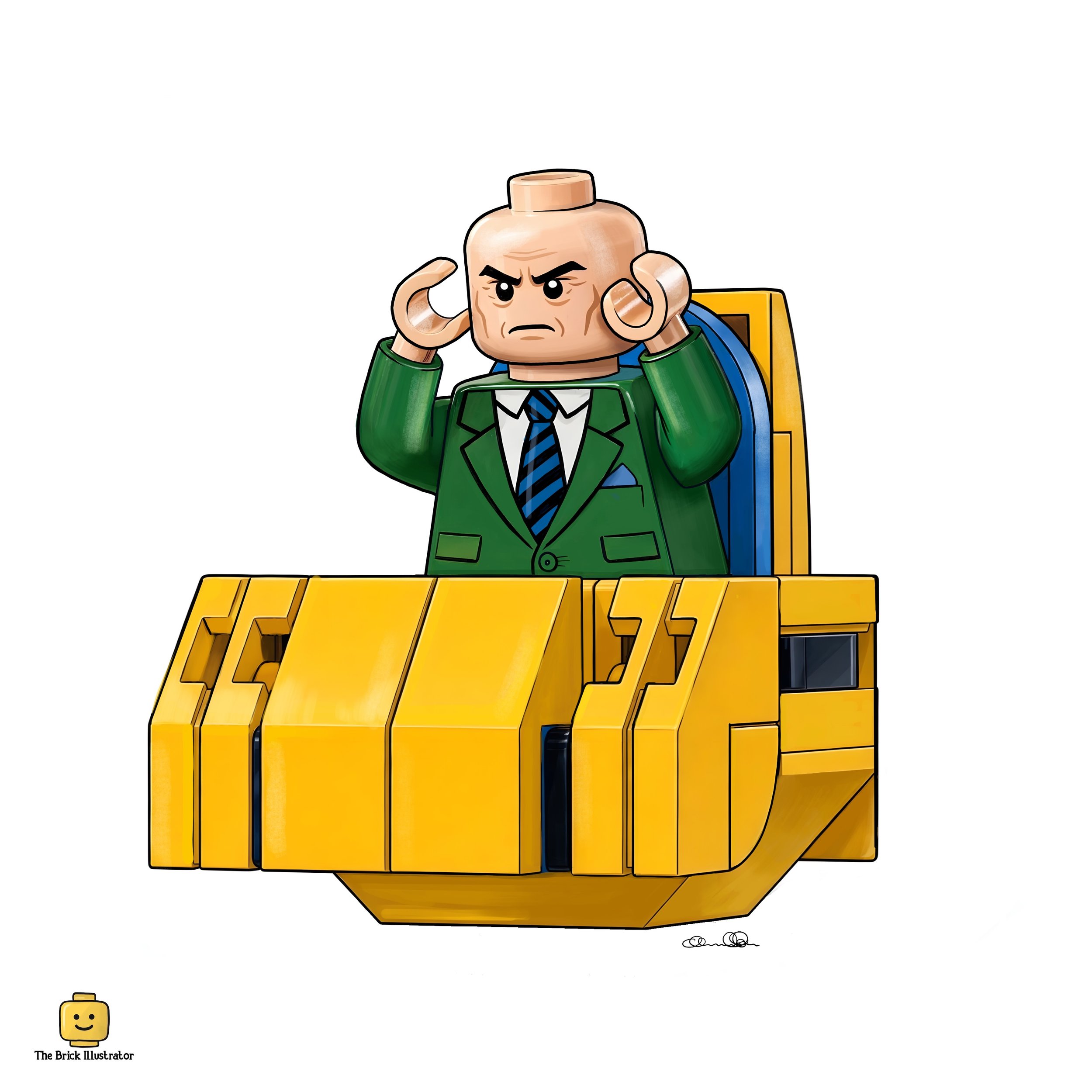 The final piece of my X-Men lineup is complete&hellip; Professor Charles Xavier.

After illustrating Wolverine, Cyclops, Jean Grey, Rogue, Gambit, Beast, Jubilee, and Storm, it only felt right to finish the collection with the founder of the X-Men. T