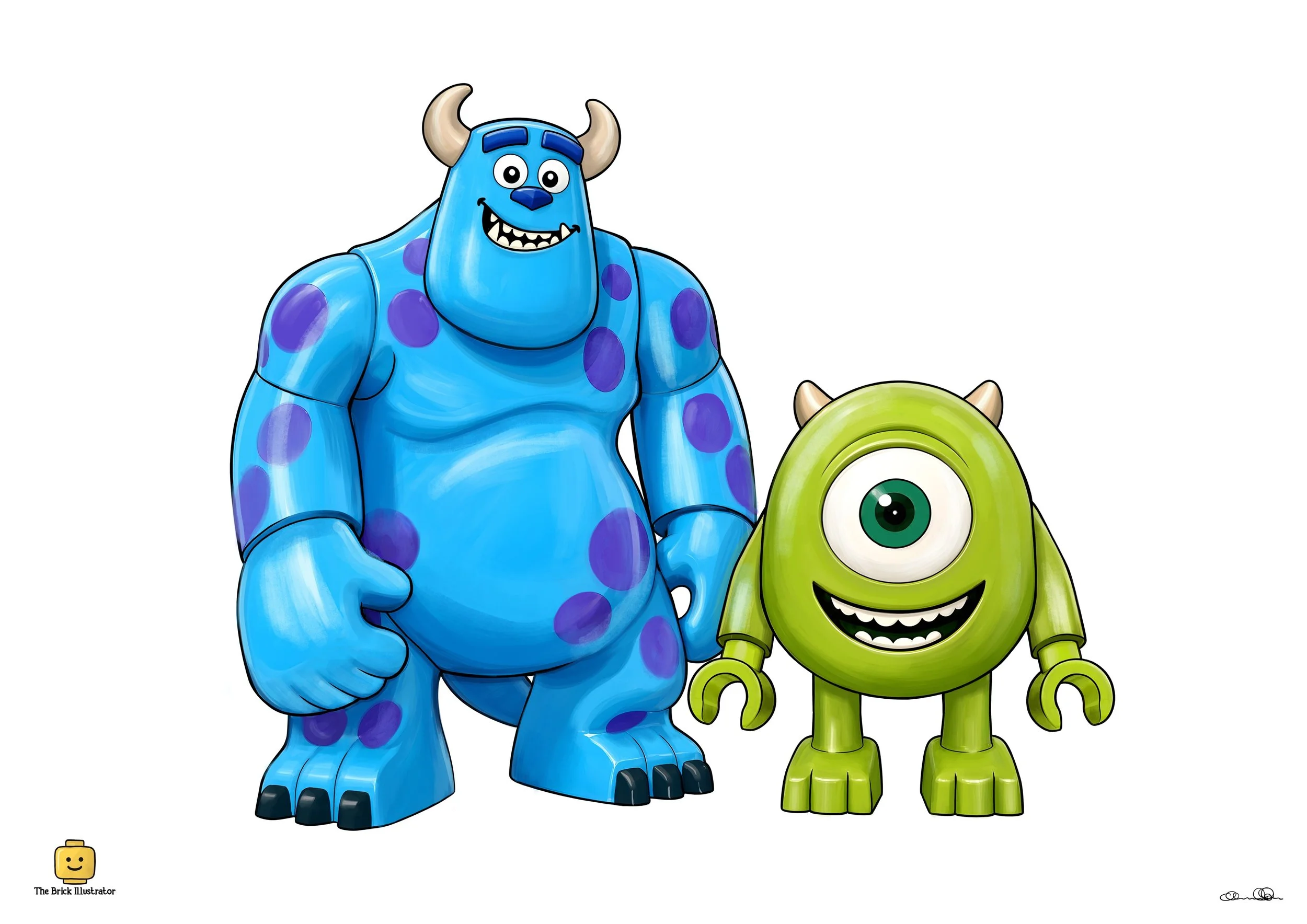&ldquo;Put that thing back where it came from, or so help me&hellip;&rdquo;

If you know, you know. Monsters, Inc. a film that&rsquo;s just as fun today as it was when it first came out.

I had so much fun bringing Mike and Sulley to life as LEGO min