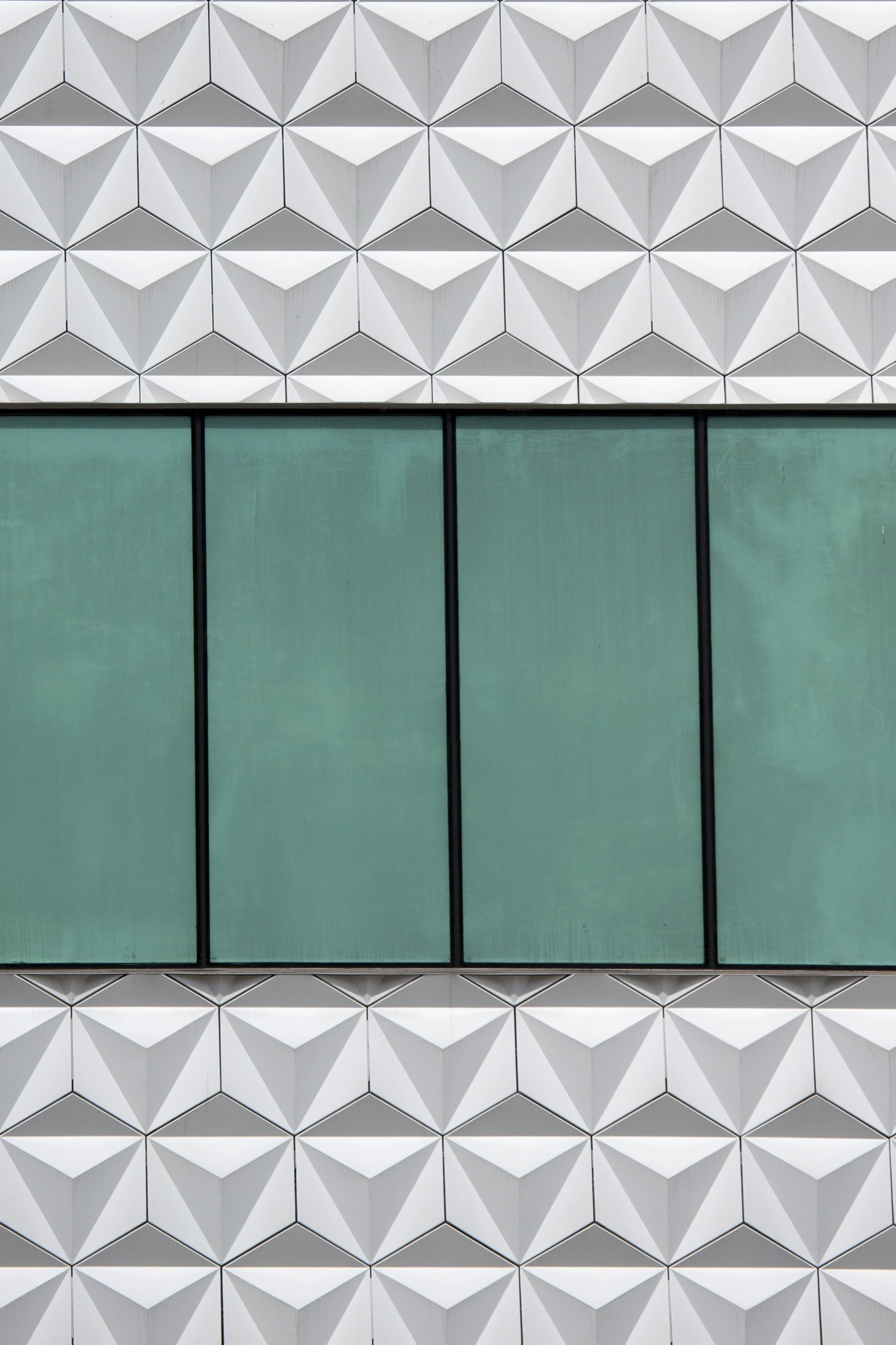 Patterns in concrete and glass Kuala Lumpur, Malaysia
