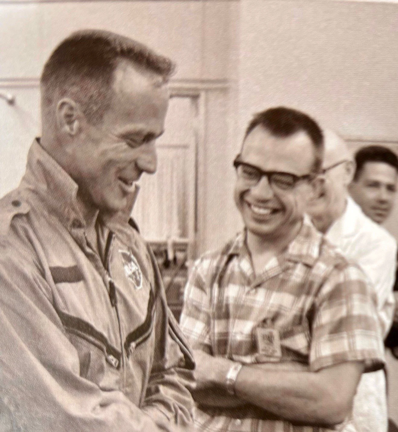 Voas with Scott Carpenter, 1962