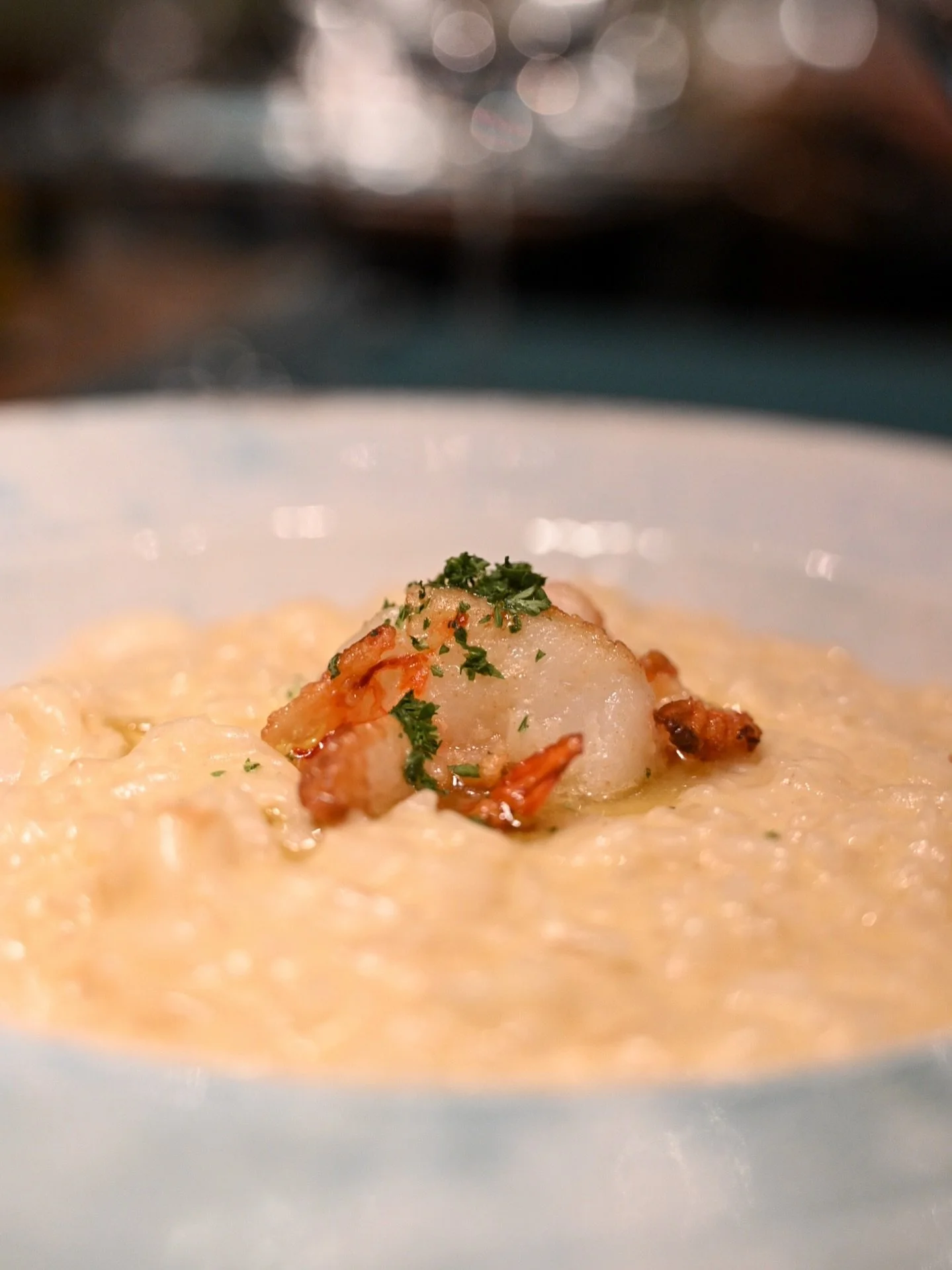 Risotto al Parmigiano con gamberi 🍚🍤