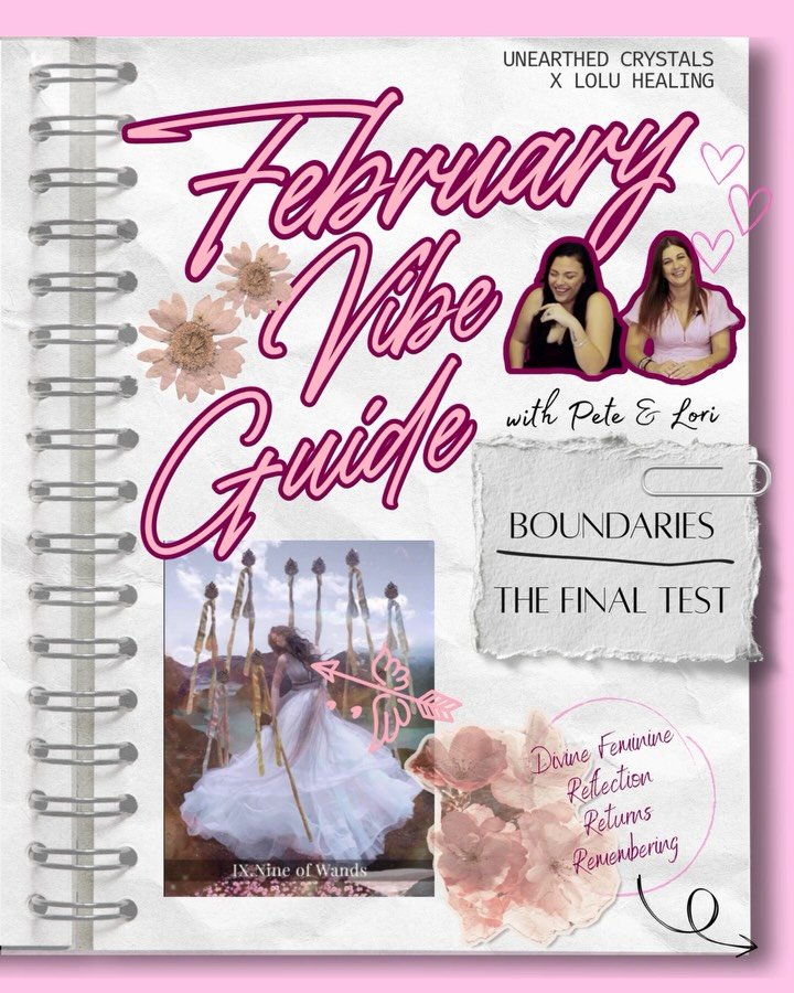 February comes with heart activations, returning energy, and a moment of truth around your boundaries 💗
Consider this your vibe guide, and yes, we&rsquo;ve got your back. Including a meditation from Lori designed for this exact moment in time.

We d