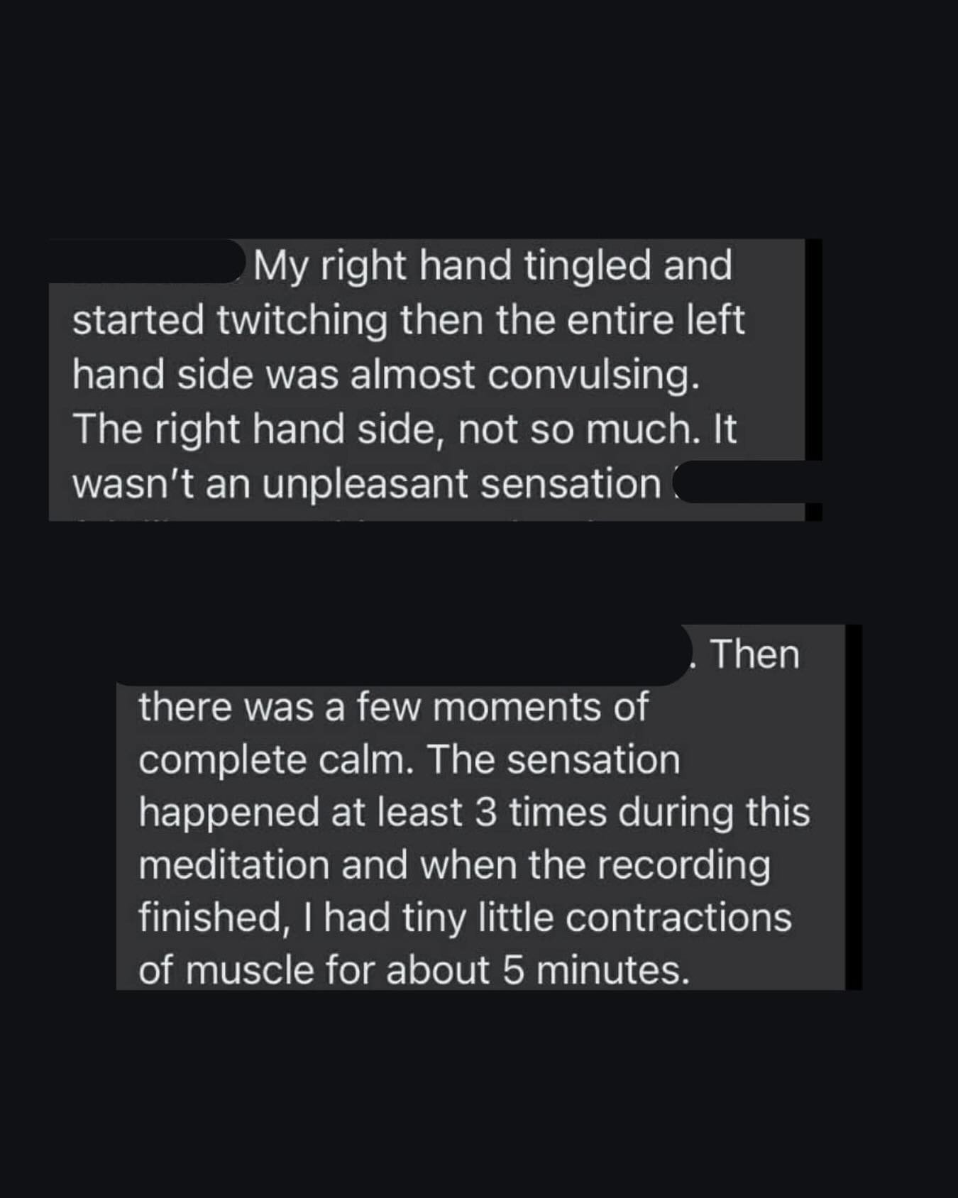 Somatic releases can happen when listening to a &ldquo;mediation&rdquo;. Particularly if the person who recorded the meditation did so with intent, strategically guides energetic release and you feel safe in the moment. It&rsquo;s like a free healing