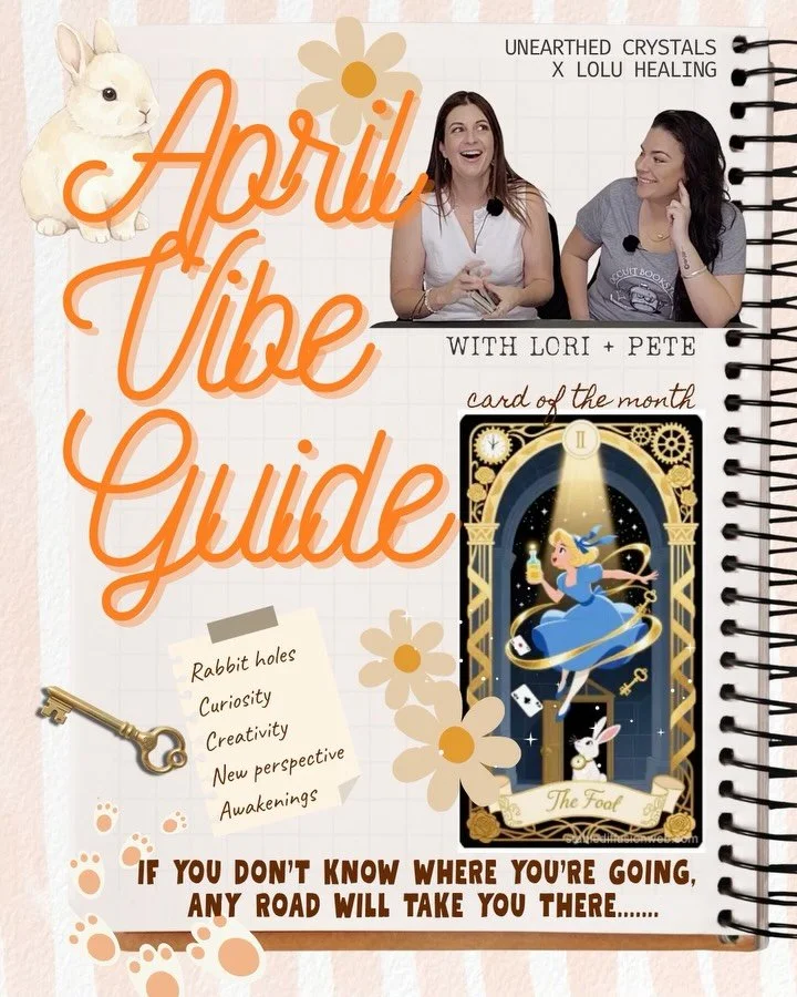 Don&rsquo;t be late for this very important date with your own evolution ☕️🐇

We&rsquo;ve officially fallen down the rabbit hole of potential. This month is all about curiosity, following the nudges that feel right, and letting yourself be guided ra