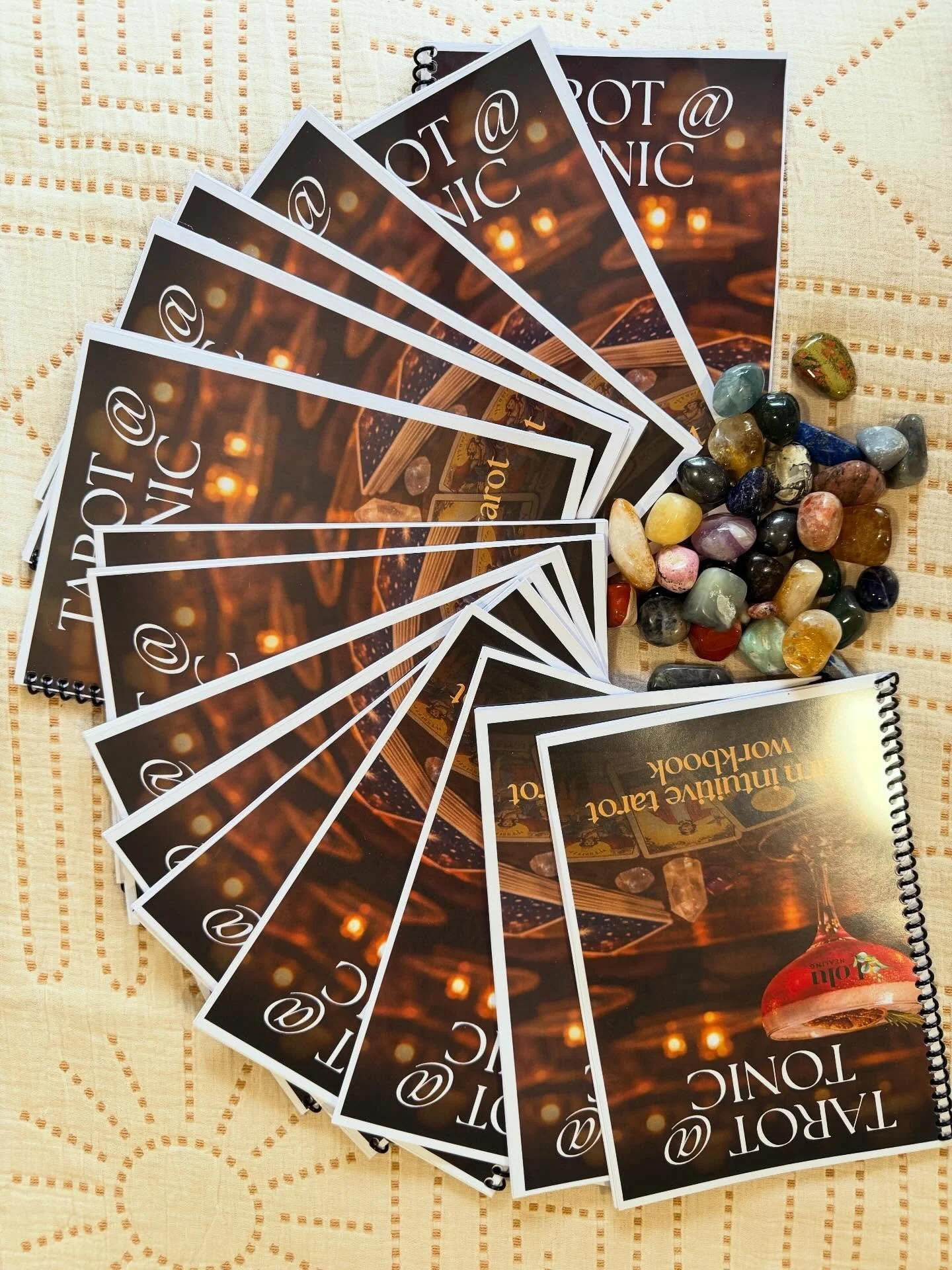 Everything I was never taught about tarot is now woven into this workbook for my Learn Intuitive Tarot course.

Creating this 4-week course has been its own initiation. Looking back at where I started and revisiting that version of myself in order to