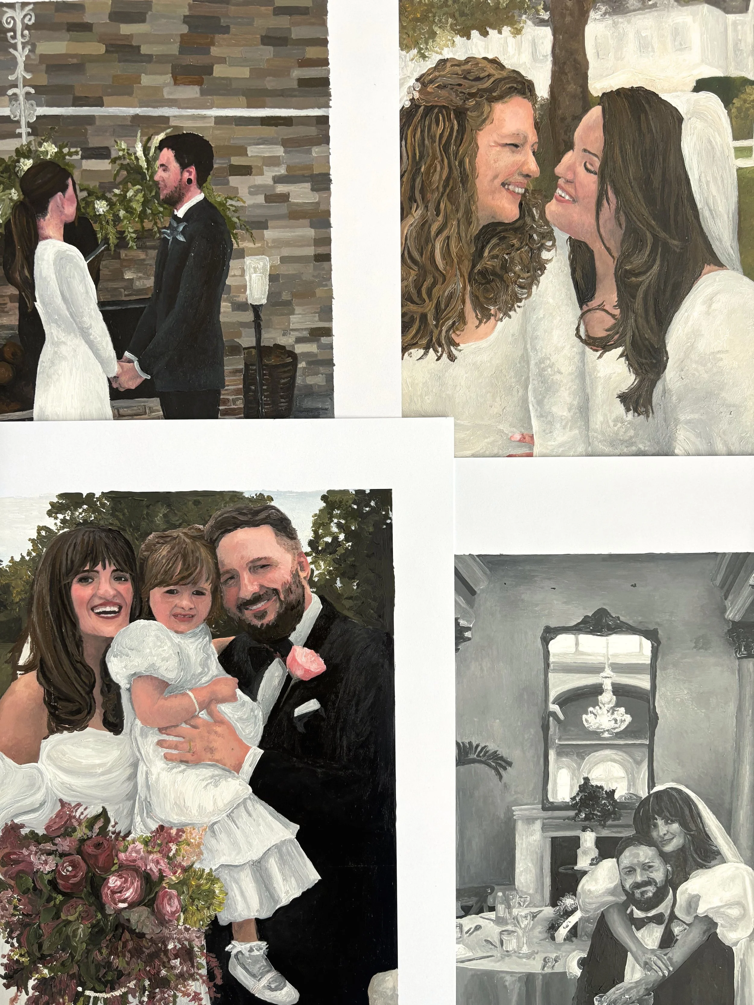 Fine Art Wedding Painting