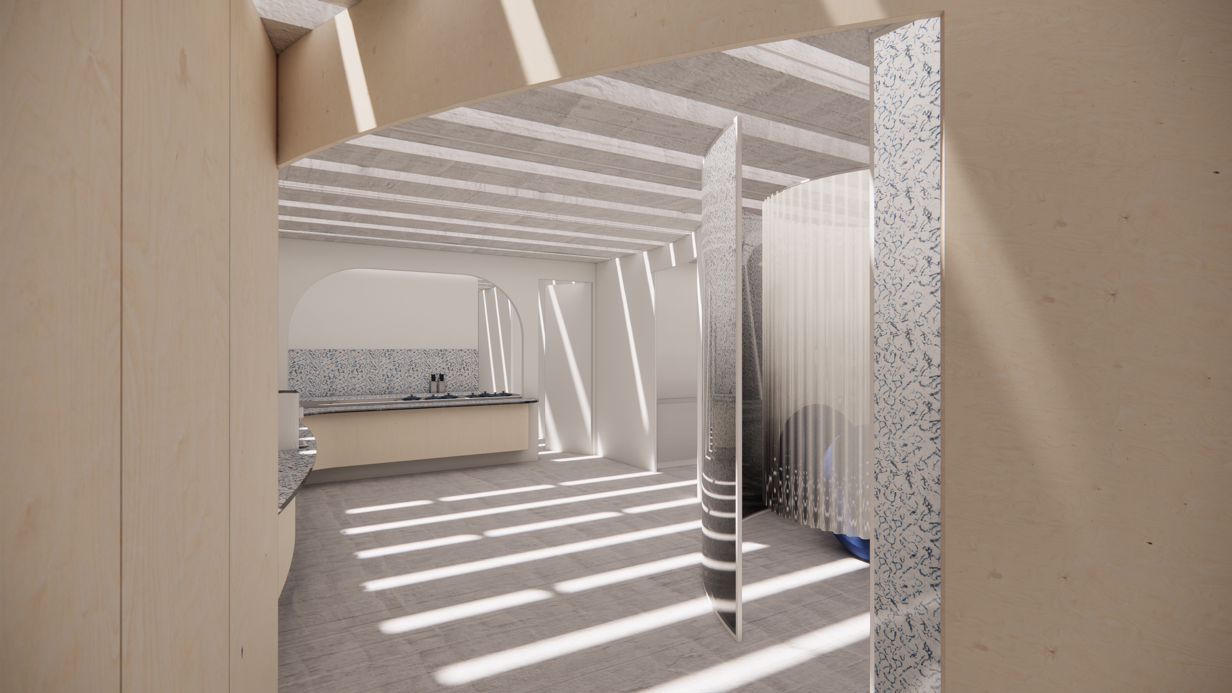 Vue sur les cuisines 