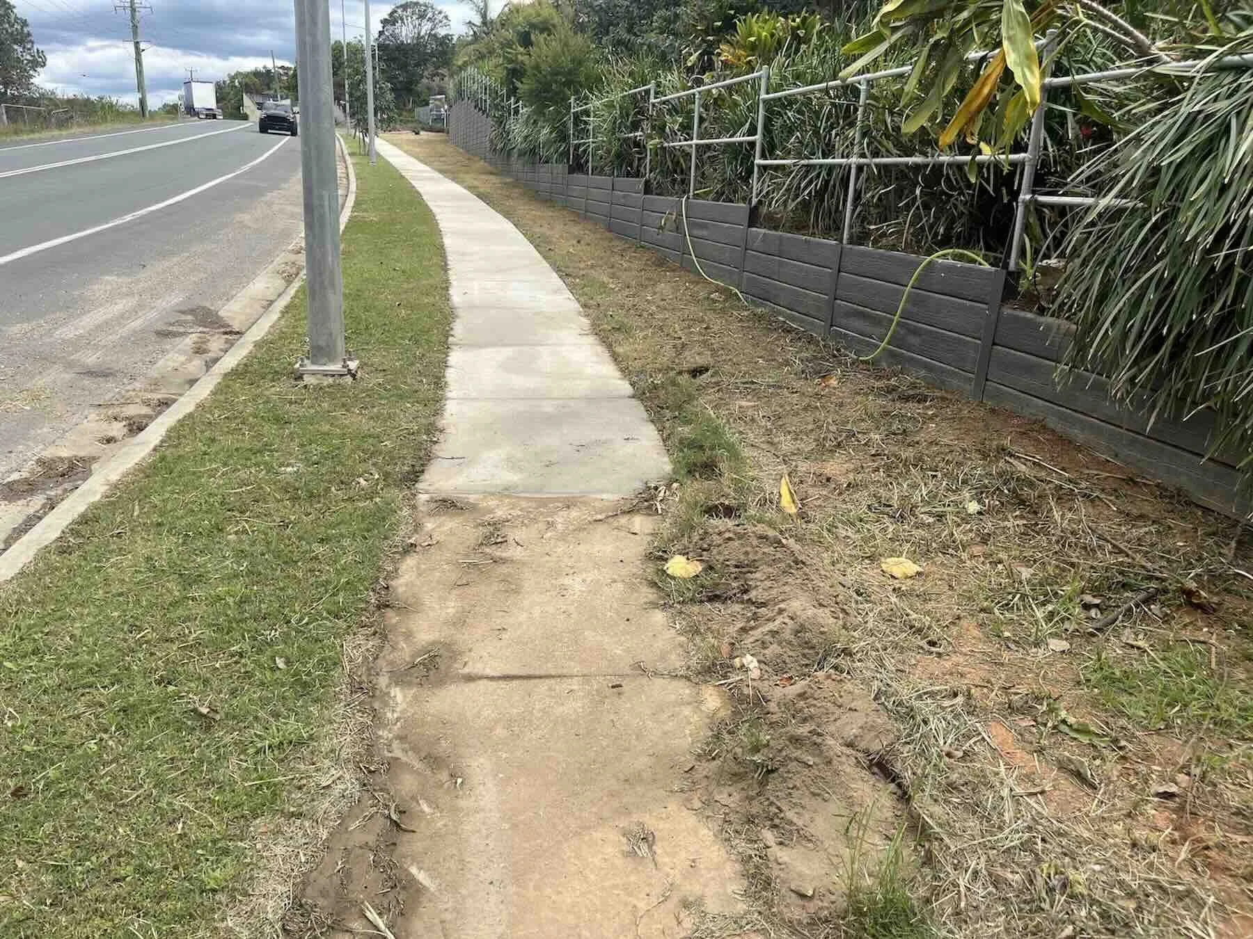 Pressure washing Byron Shire (before)