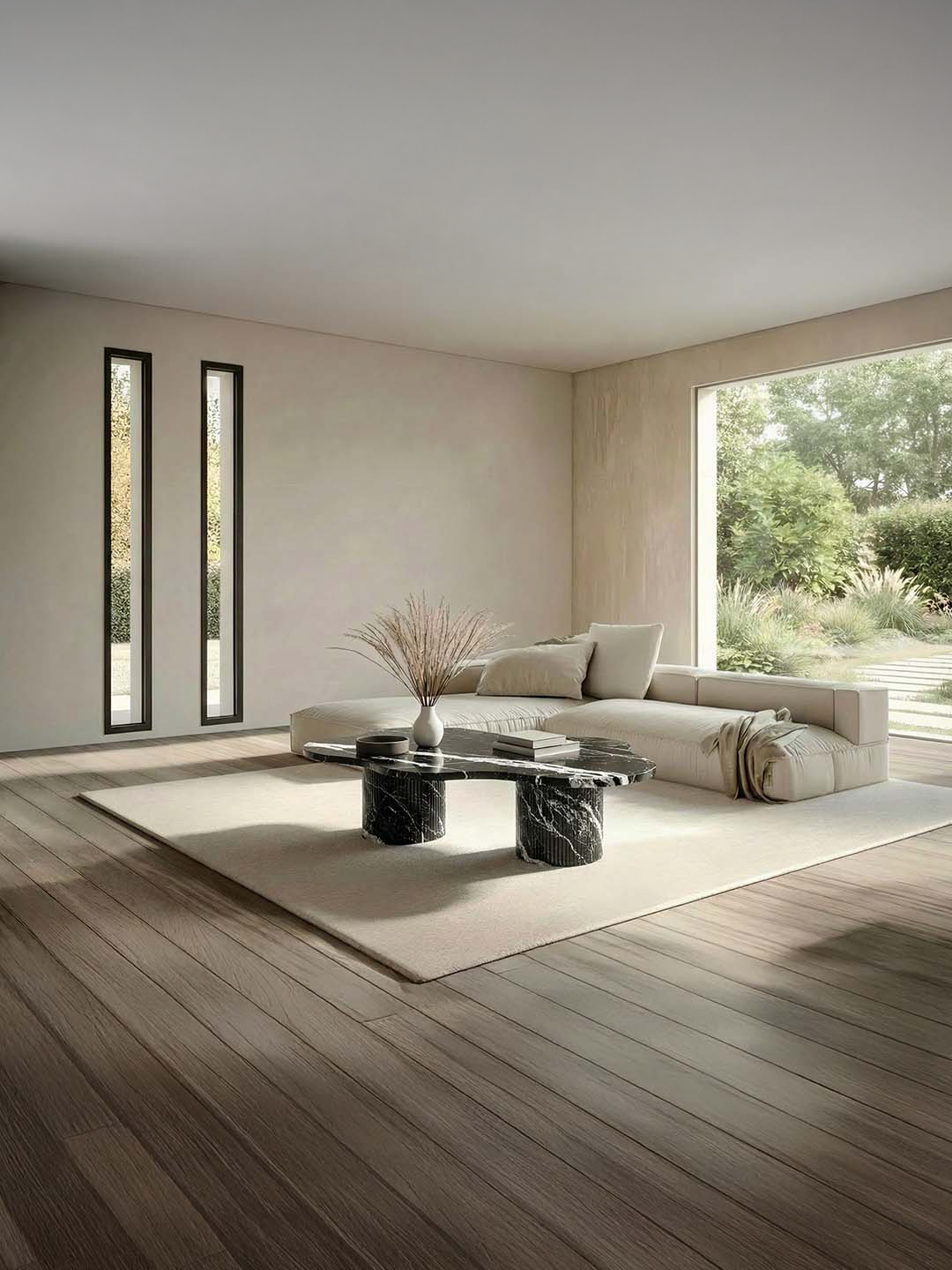 Nunoca - Table basse Nuage - Marbre Nero Maquina