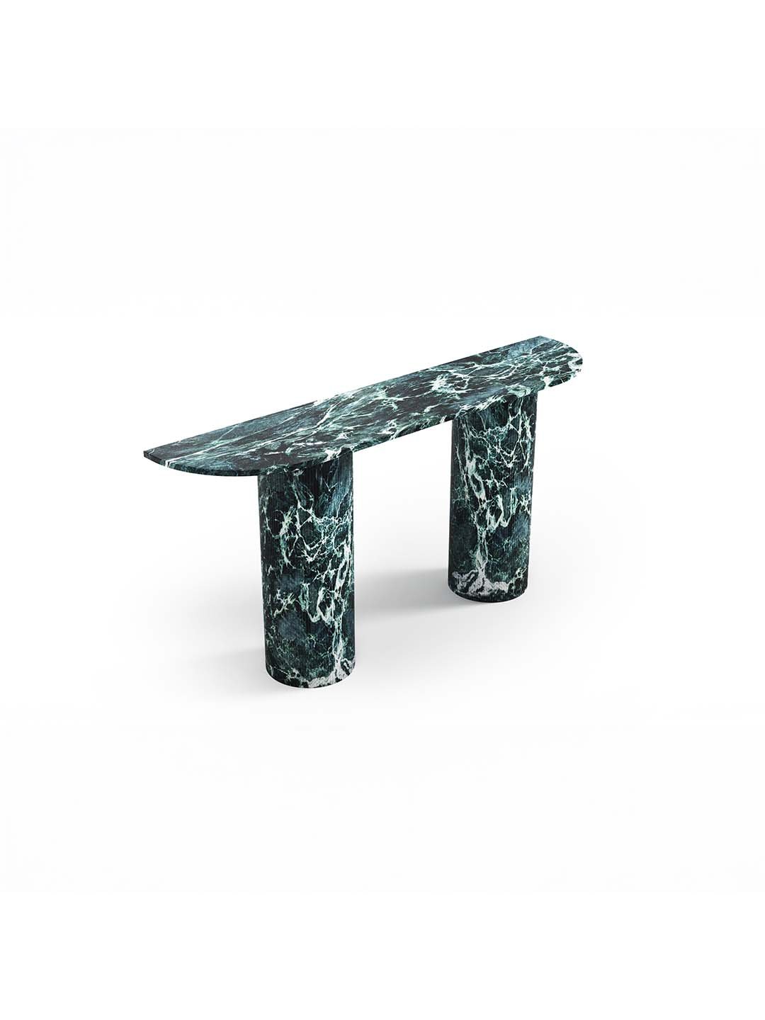 TABLE CONSOLE - DEMI-CERCLE 180CM - MARBRE VERT ALPI 2.jpg