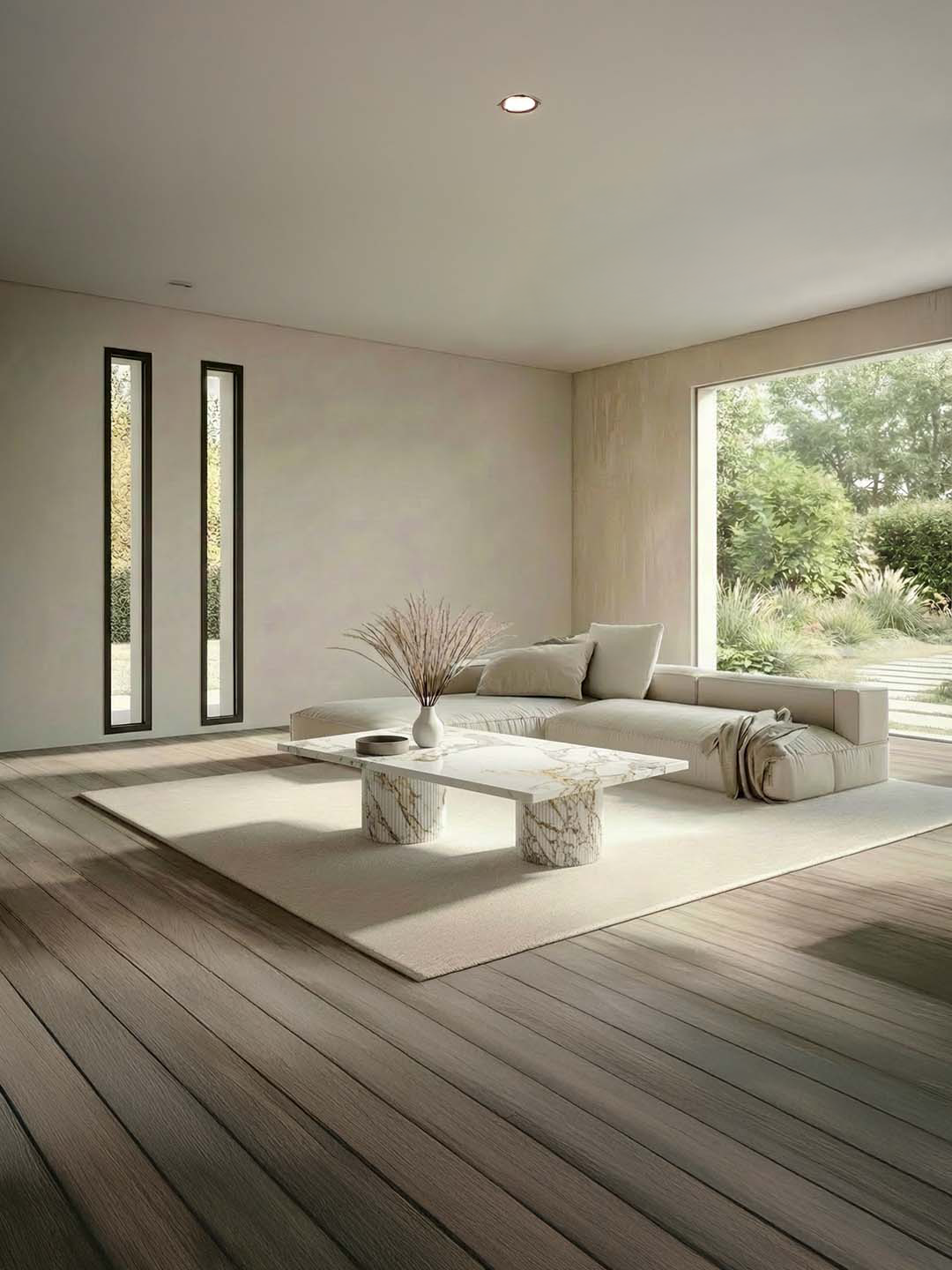 Jaspura - Table basse Rectangulaire - Marbre Calacatta Oro