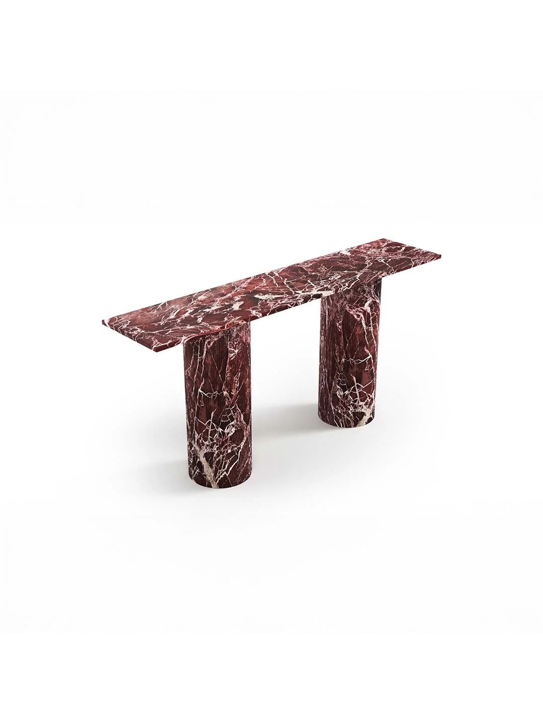 TABLE CONSOLE - RECTANGULAIRE 180CM - MARBRE ROSSO LEVANO 2.jpg
