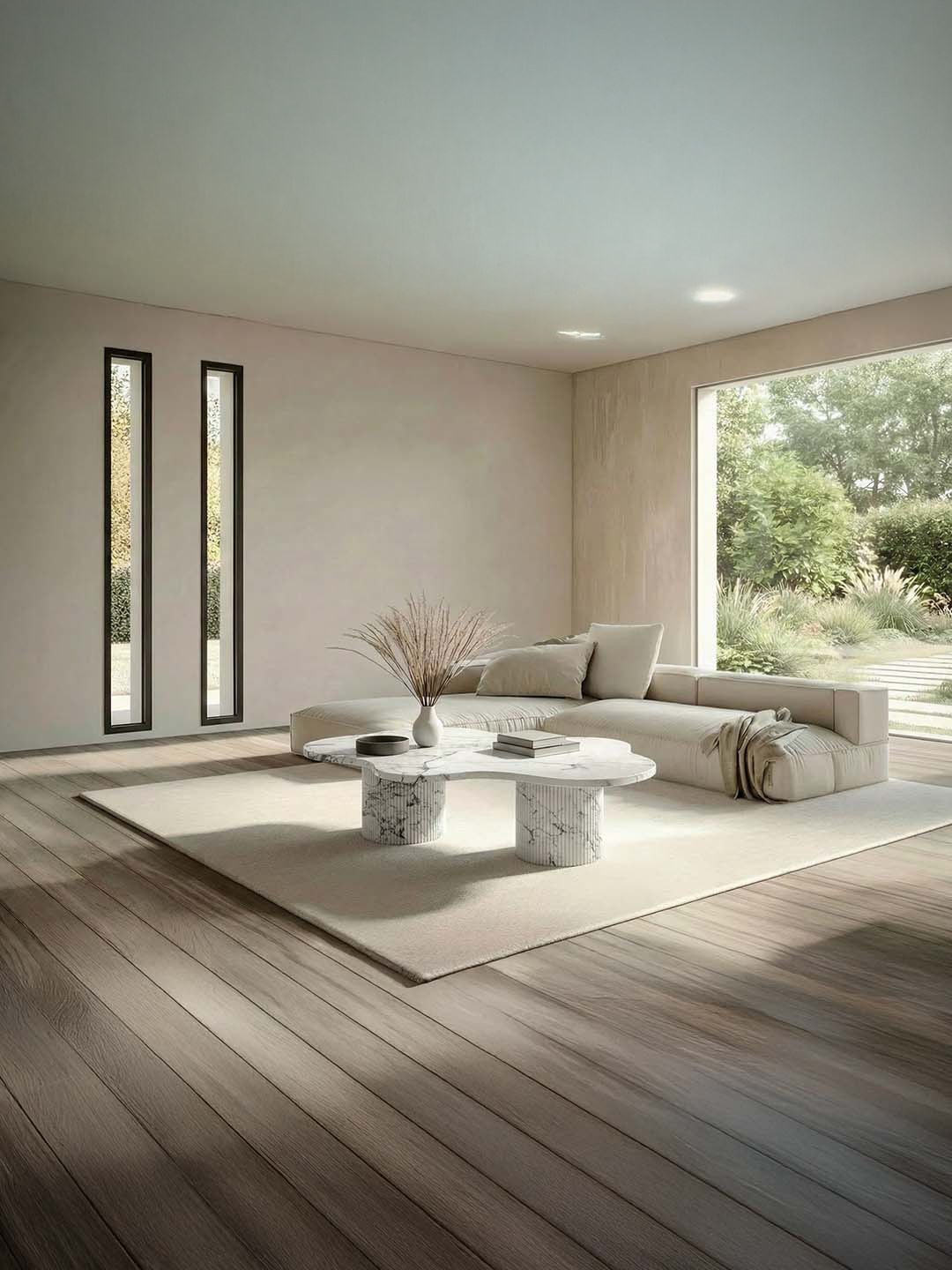 Nunoca - Table basse Nuage - Marbre Statuario Carrara