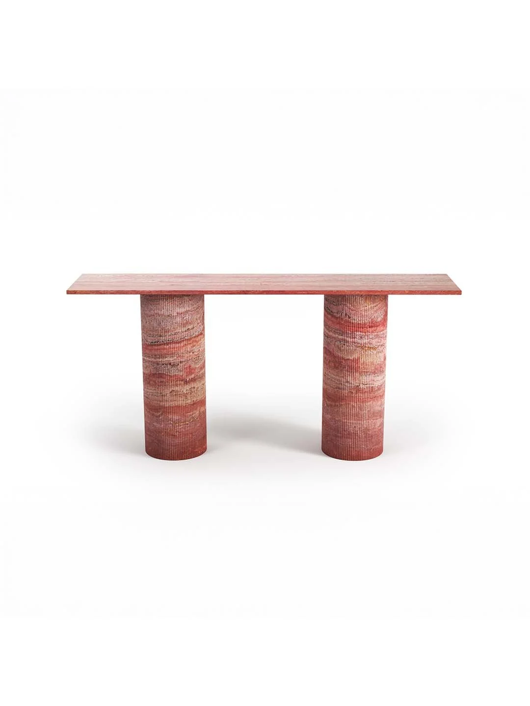 TABLE CONSOLE - RECTANGULAIRE 180CM - TRAVERTIN ROUGE 1.jpg