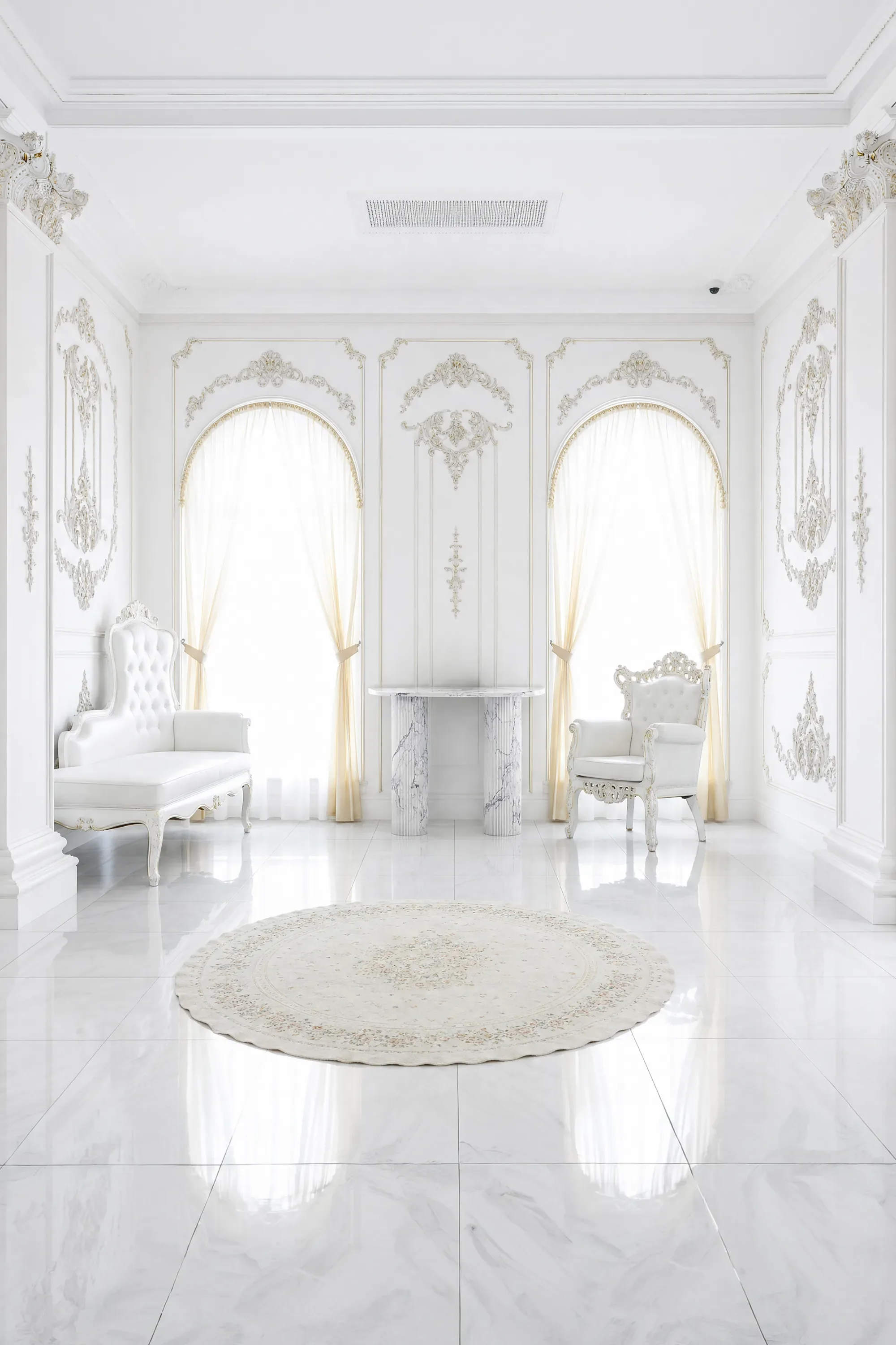Console - Ombrure Mini - Marbre Statiario MichelAngelo Carrara.webp