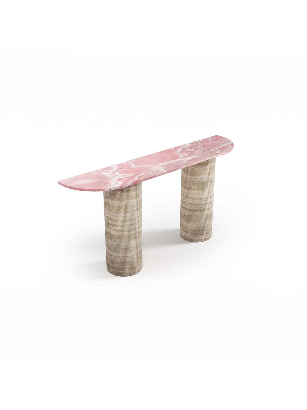 TABLE CONSOLE - DEMI-CERCLE 180CM - ONYX ROSE 2.jpg