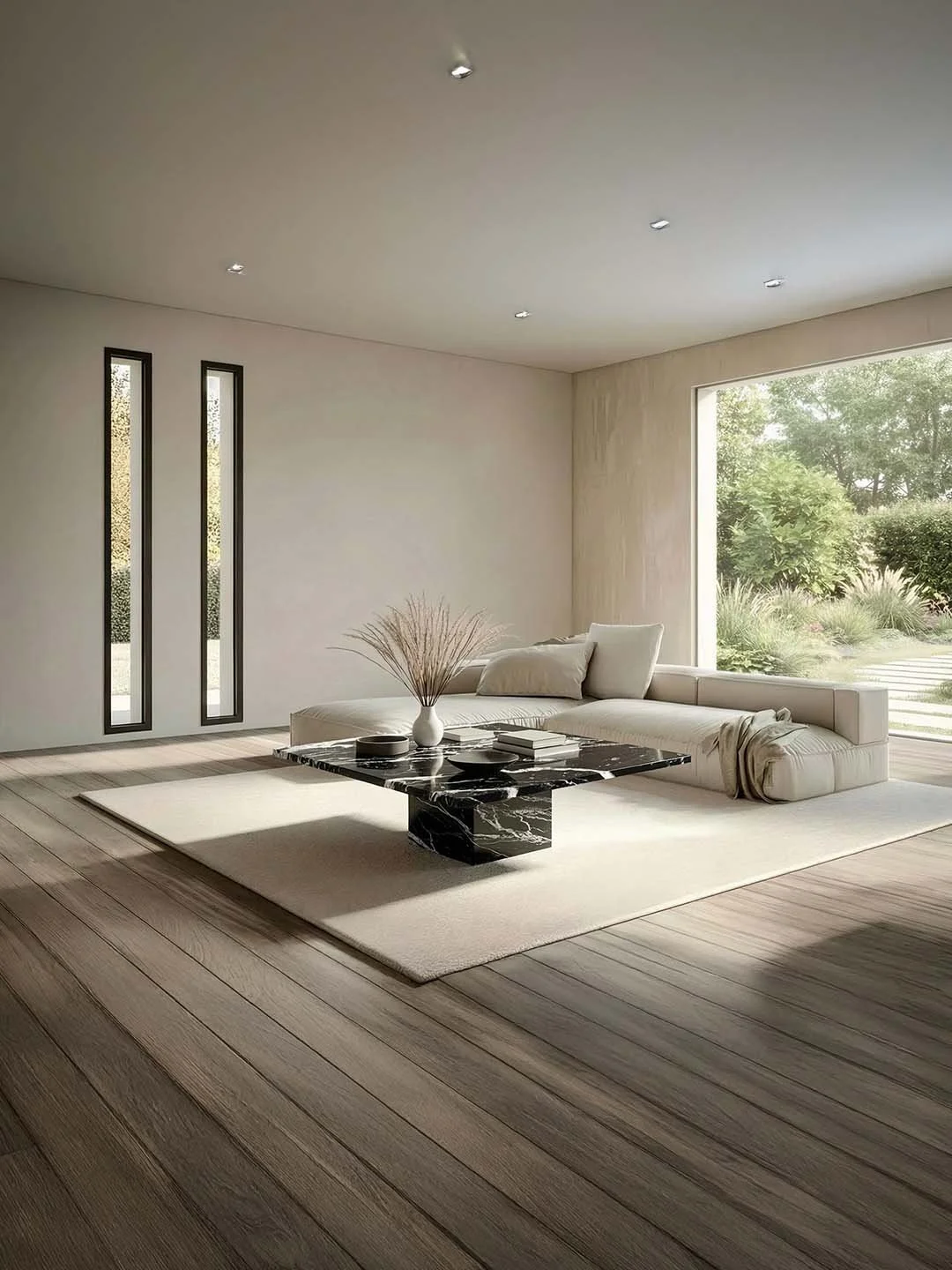 Carrera - Table basse Carrée - Marbre Nero Maquina