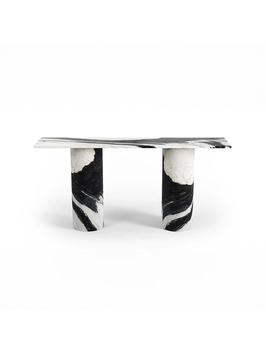 TABLE CONSOLE - RECTANGULAIRE 180CM - MARBRE PANDA 1.jpg