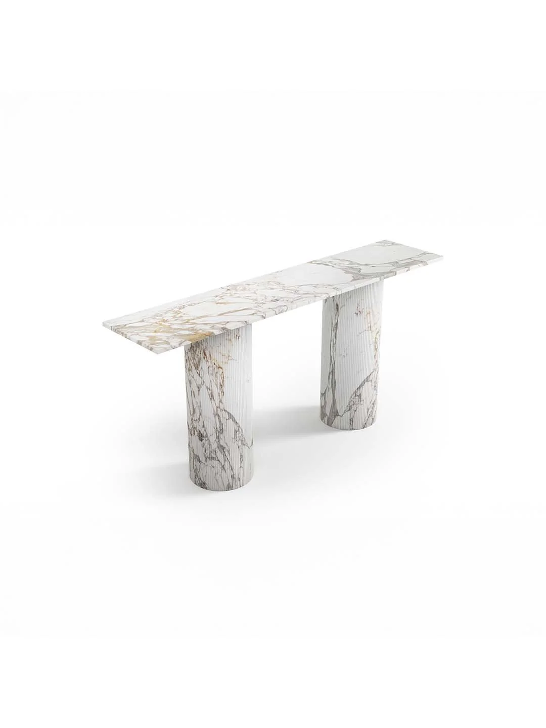 TABLE CONSOLE - RECTANGULAIRE 180CM - MARBRE CALACATTA ORO 2.jpg