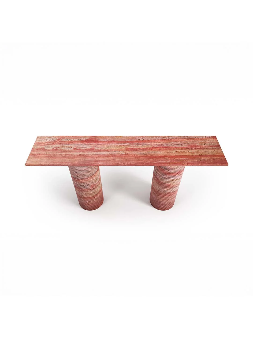 TABLE CONSOLE - RECTANGULAIRE 180CM - TRAVERTIN ROUGE 3.jpg