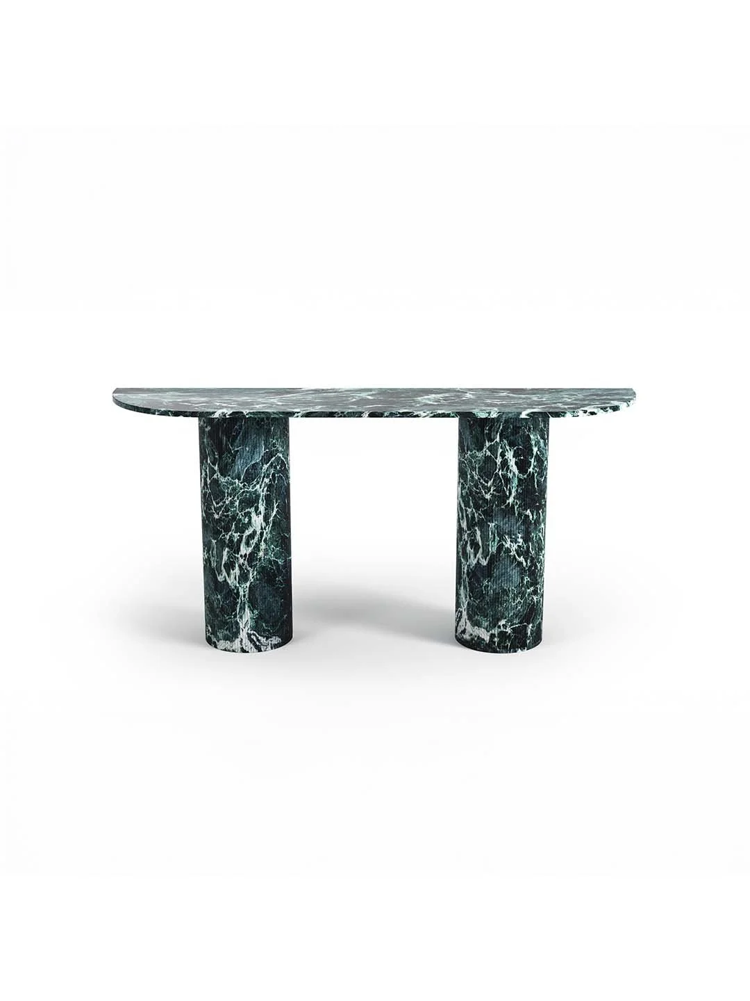 TABLE CONSOLE - DEMI-CERCLE 180CM - MARBRE VERT ALPI 1.jpg