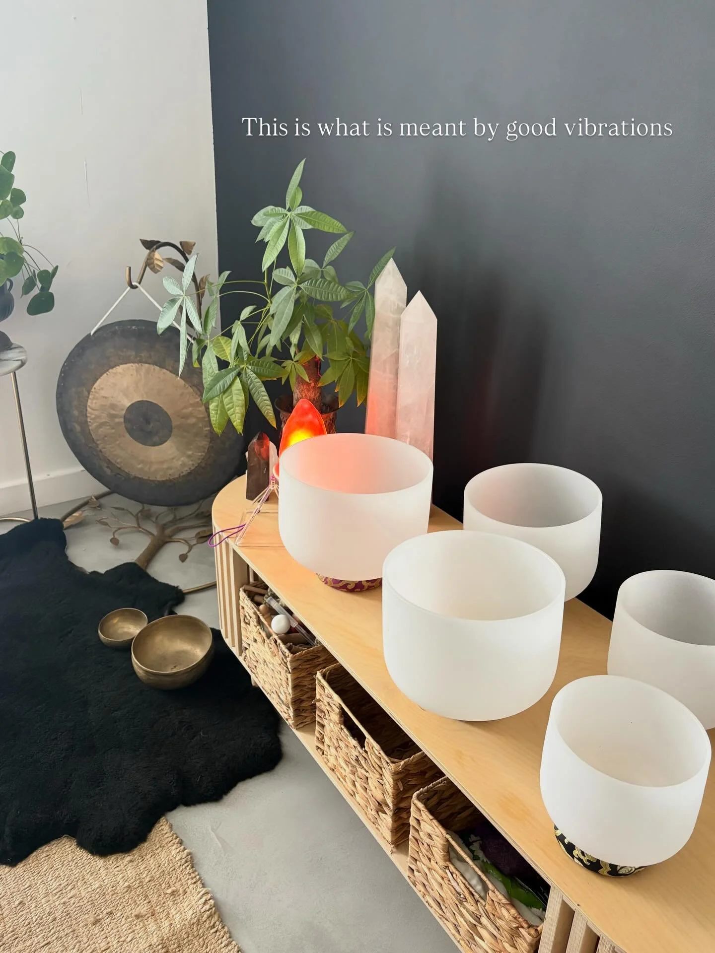 Sound therapy is where science meets a little bit of stardust mischief ✨

Think singing bowls, drums, and deliciously dreamy frequencies wrapping around you like a cosmic hug while gently nudging your nervous system to soften and your soul to come ou