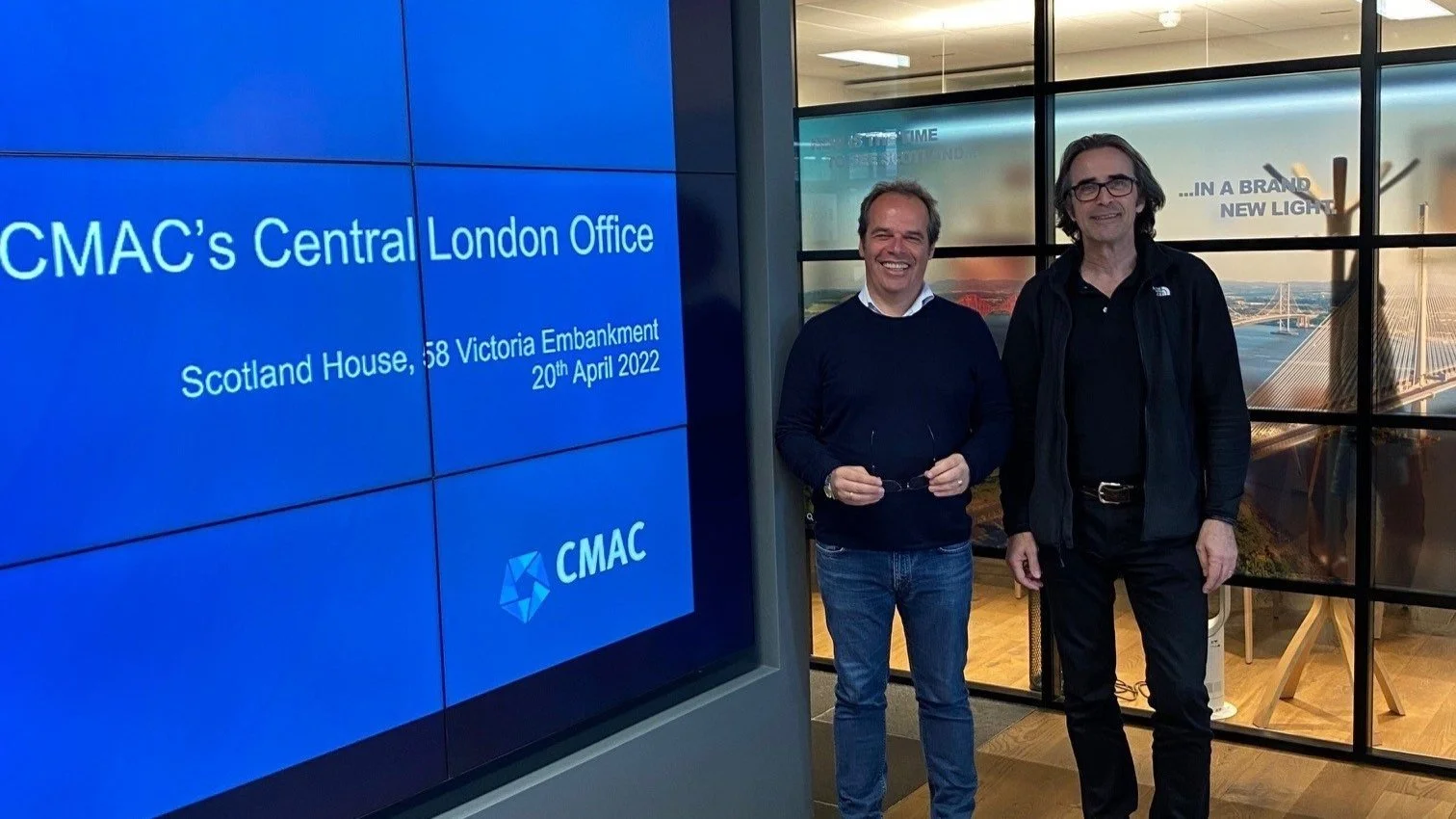 London calling: CMAC are taking up residence at Scotland House 
