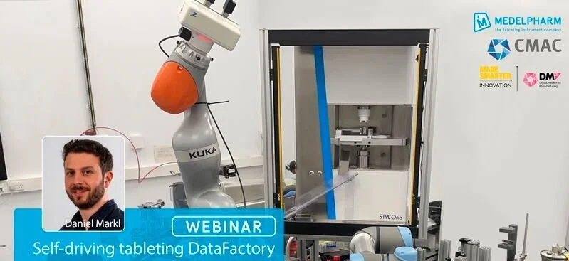 DM² & MEDELPHARM Webinar: Self-driving Tableting DataFactory
