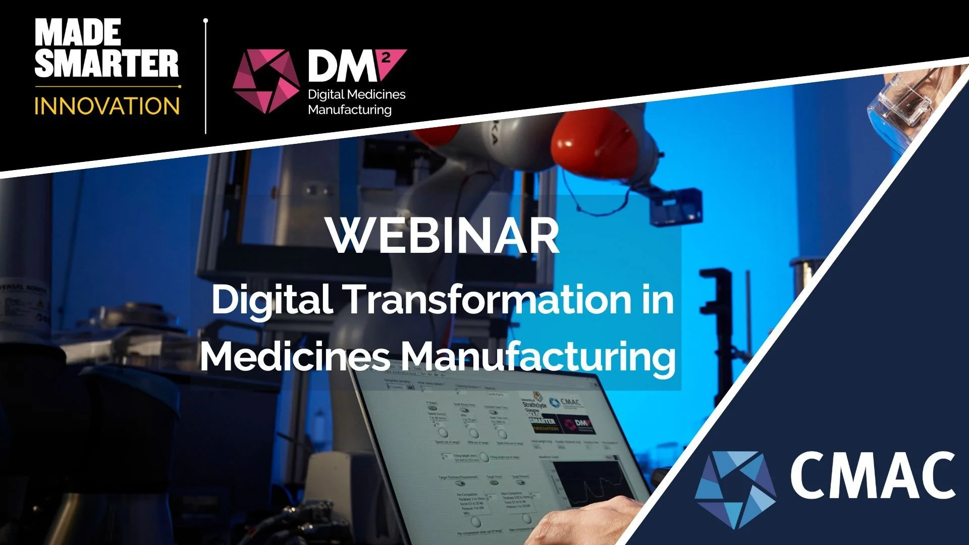 DM² Webinars: Digital Transformation in Medicines Manufacturing