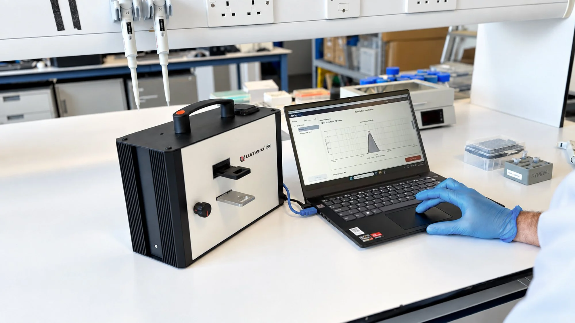 The Lumero benchtop instrument