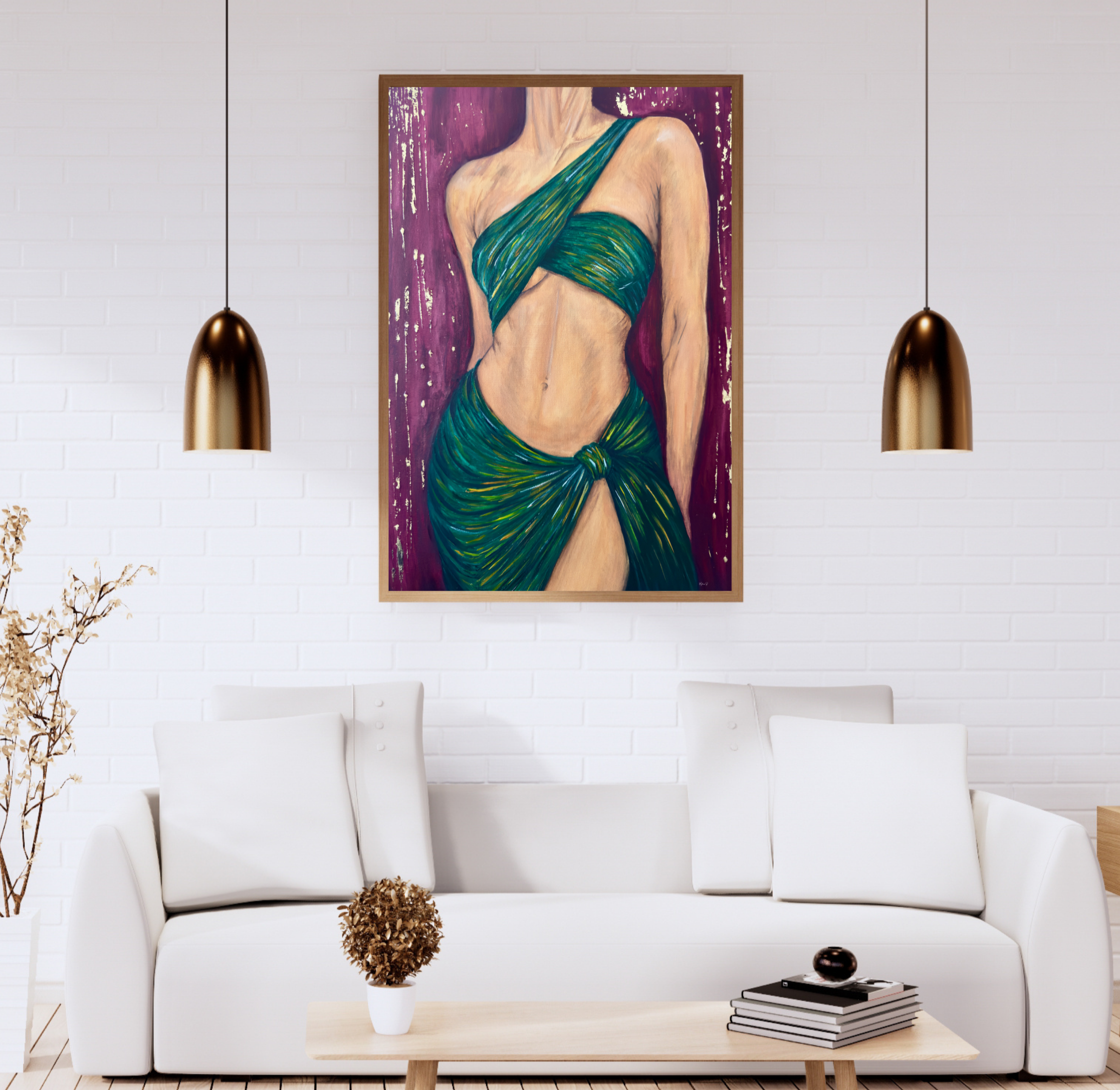 The Sweetest Things Unravel Slowly - Framed Print Canvas