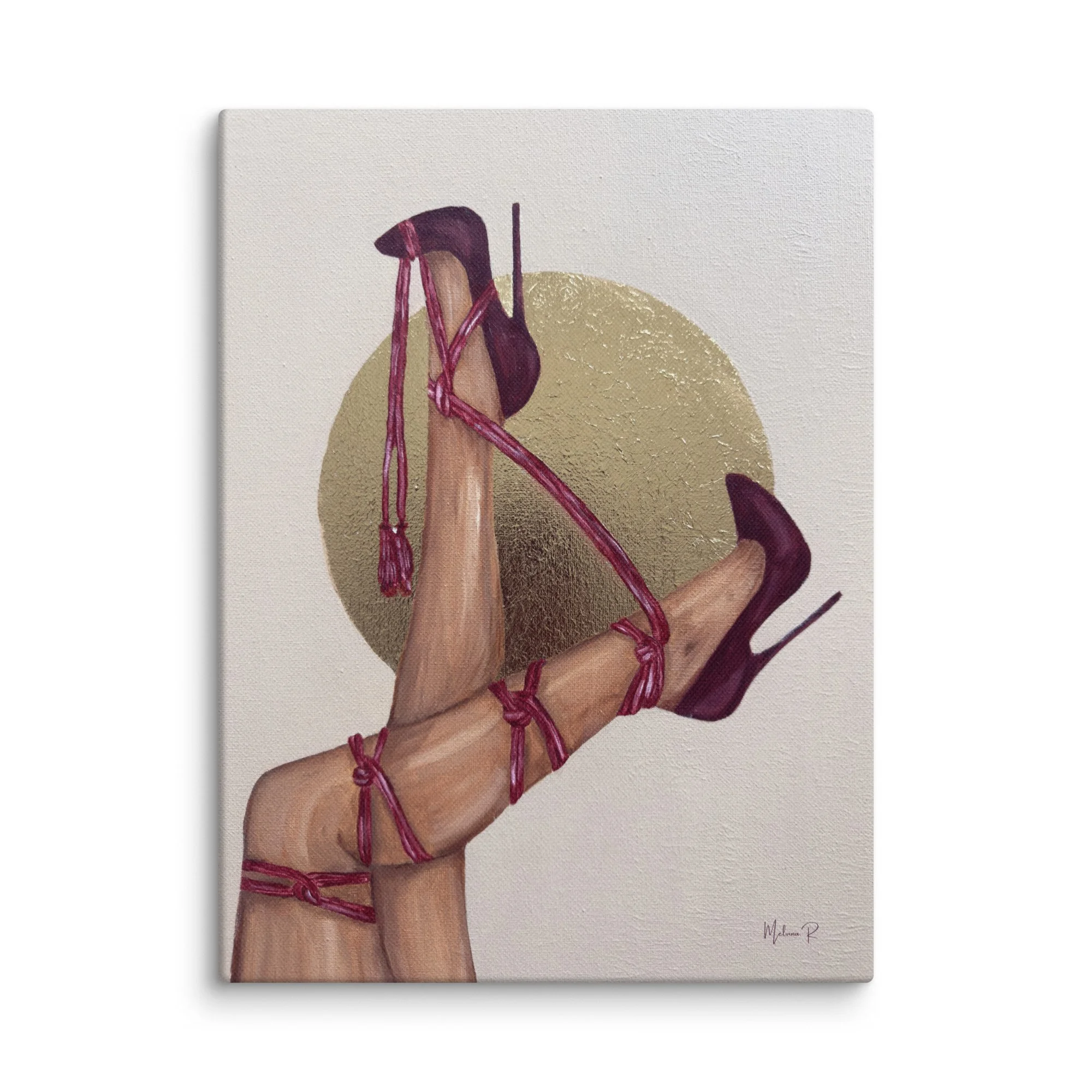 His Forever Rope Bunny - Canvas Print