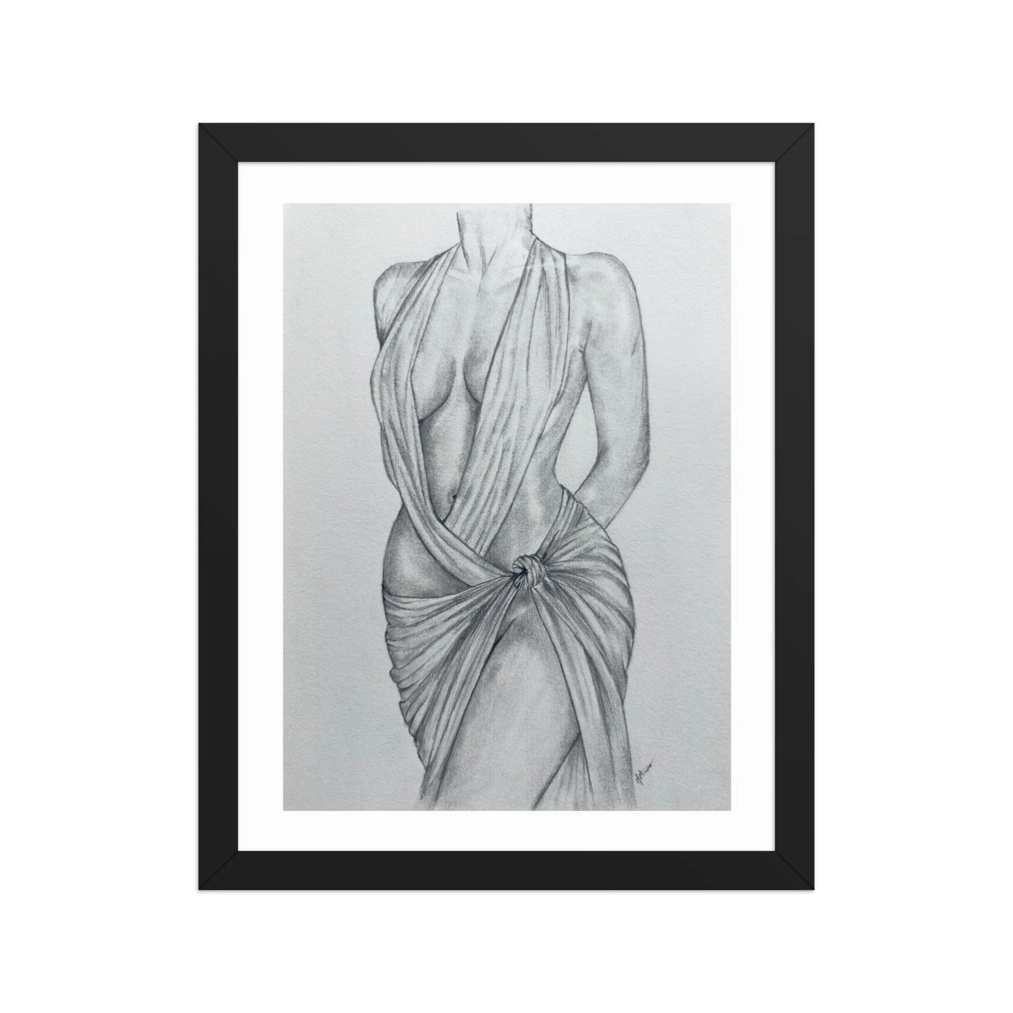 Cartography of Desire - Framed Print Art