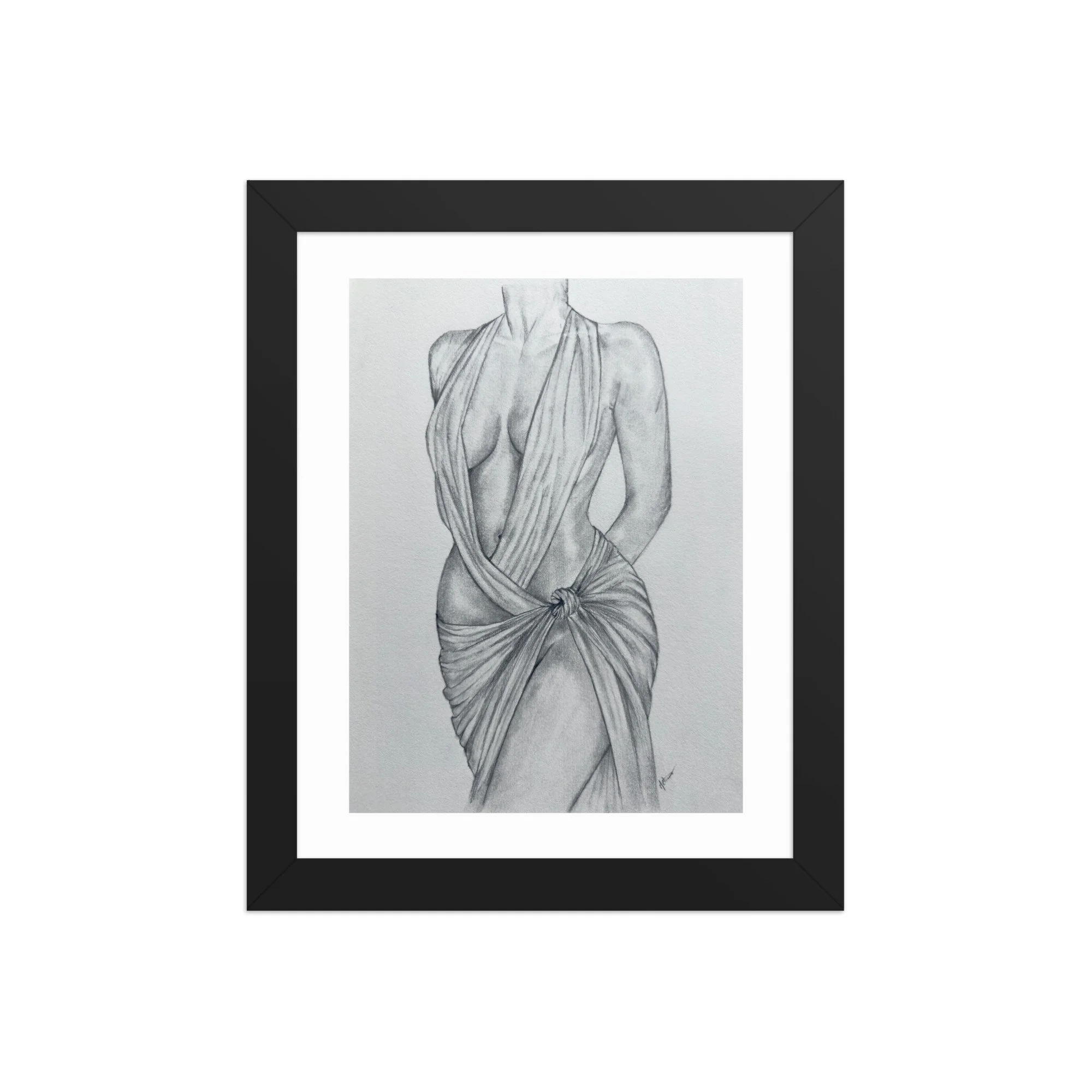 Cartography of Desire - Framed Print Art