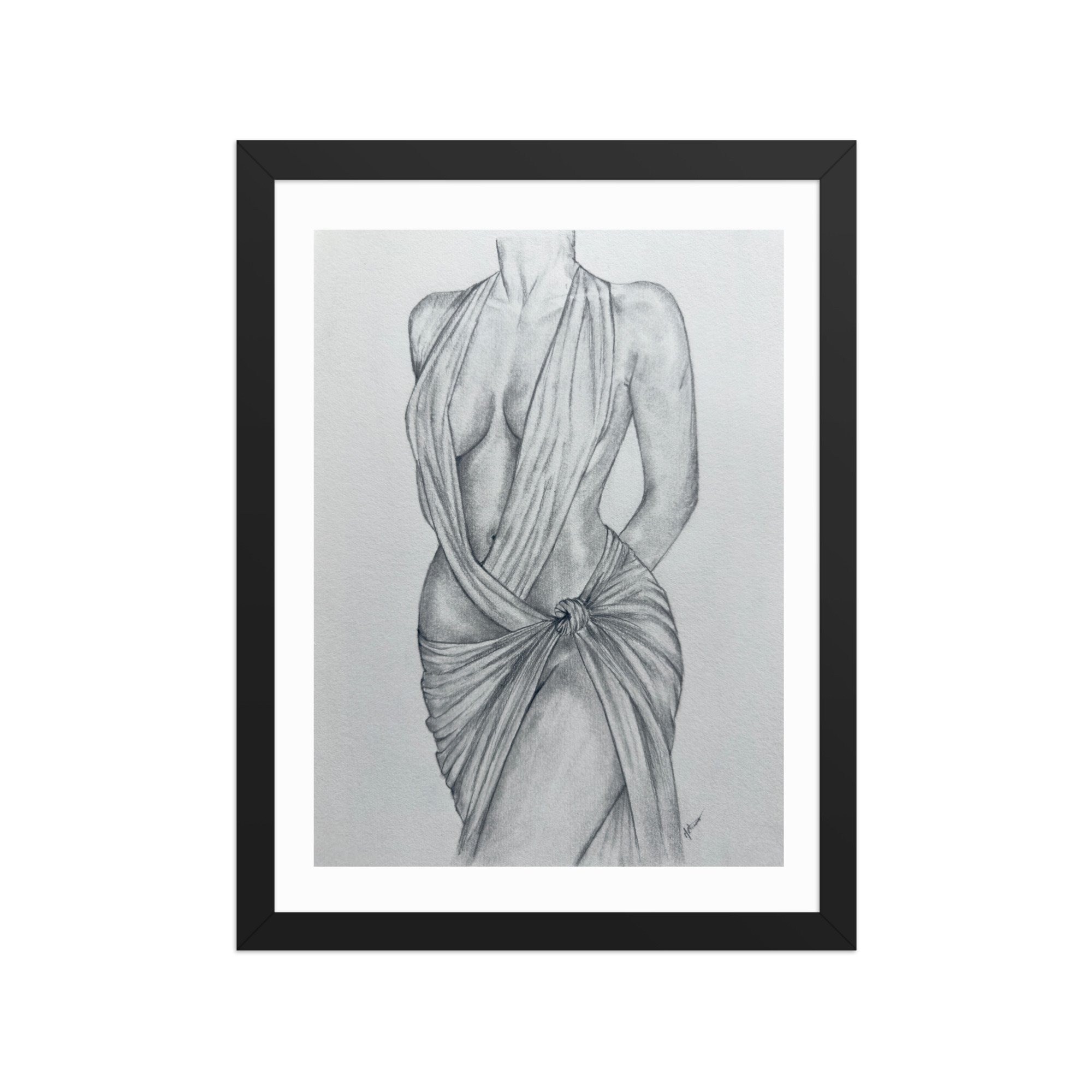 Cartography of Desire - Framed Print Art