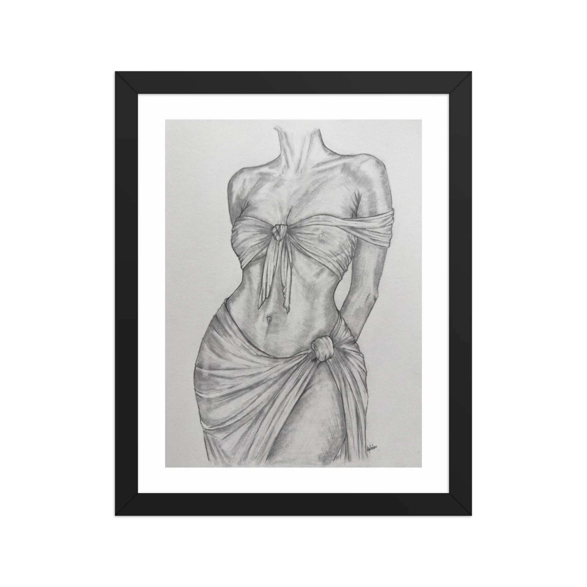 She is a walking spell - Framed Print Art