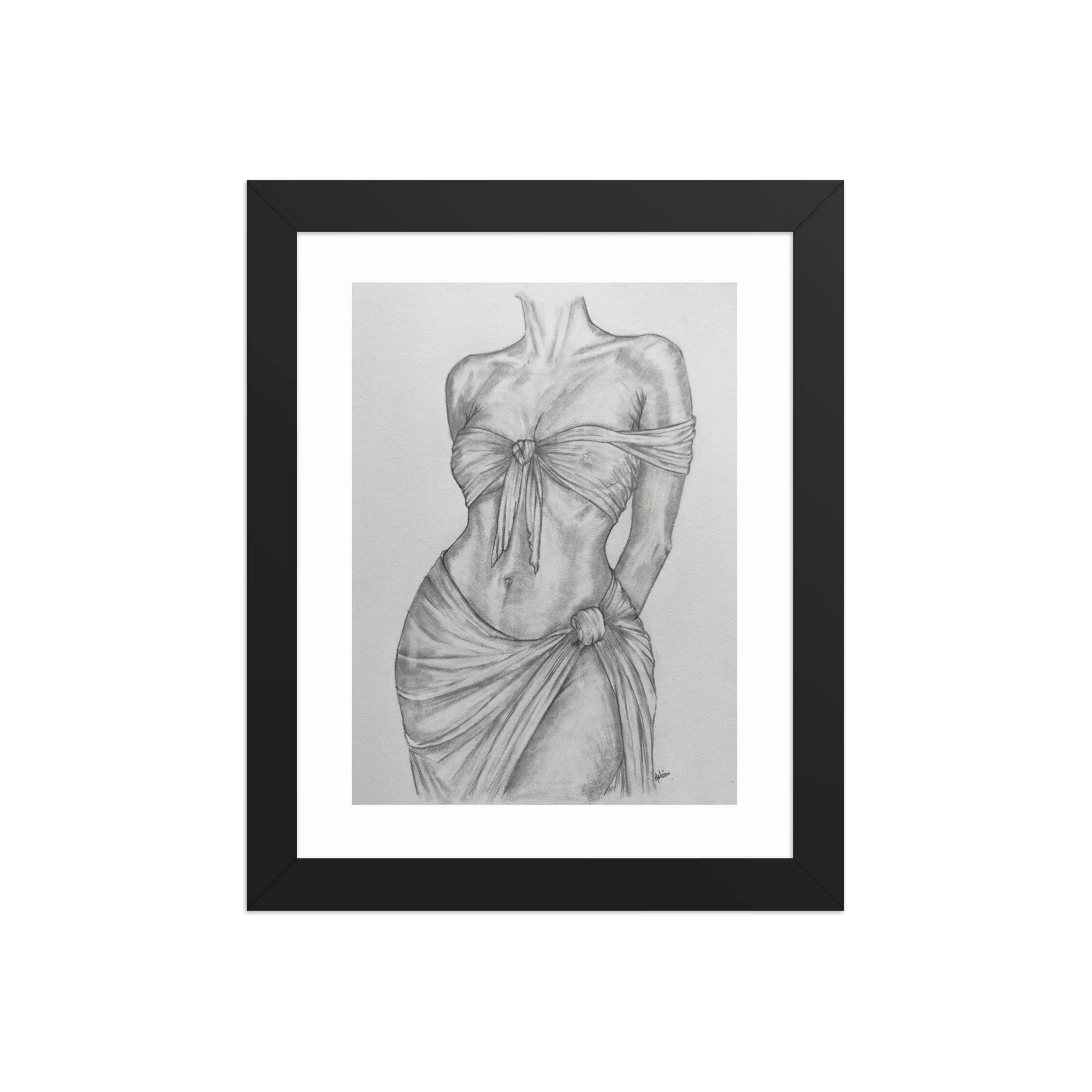 She is a walking spell - Framed Print Art
