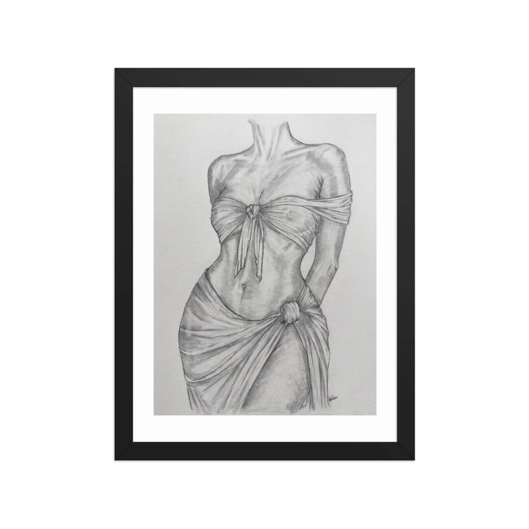 She is a walking spell - Framed Print Art