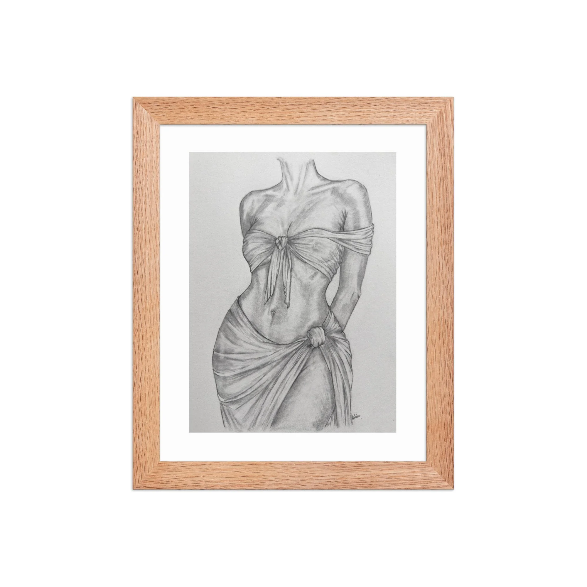 She is a walking spell - Framed Print Art
